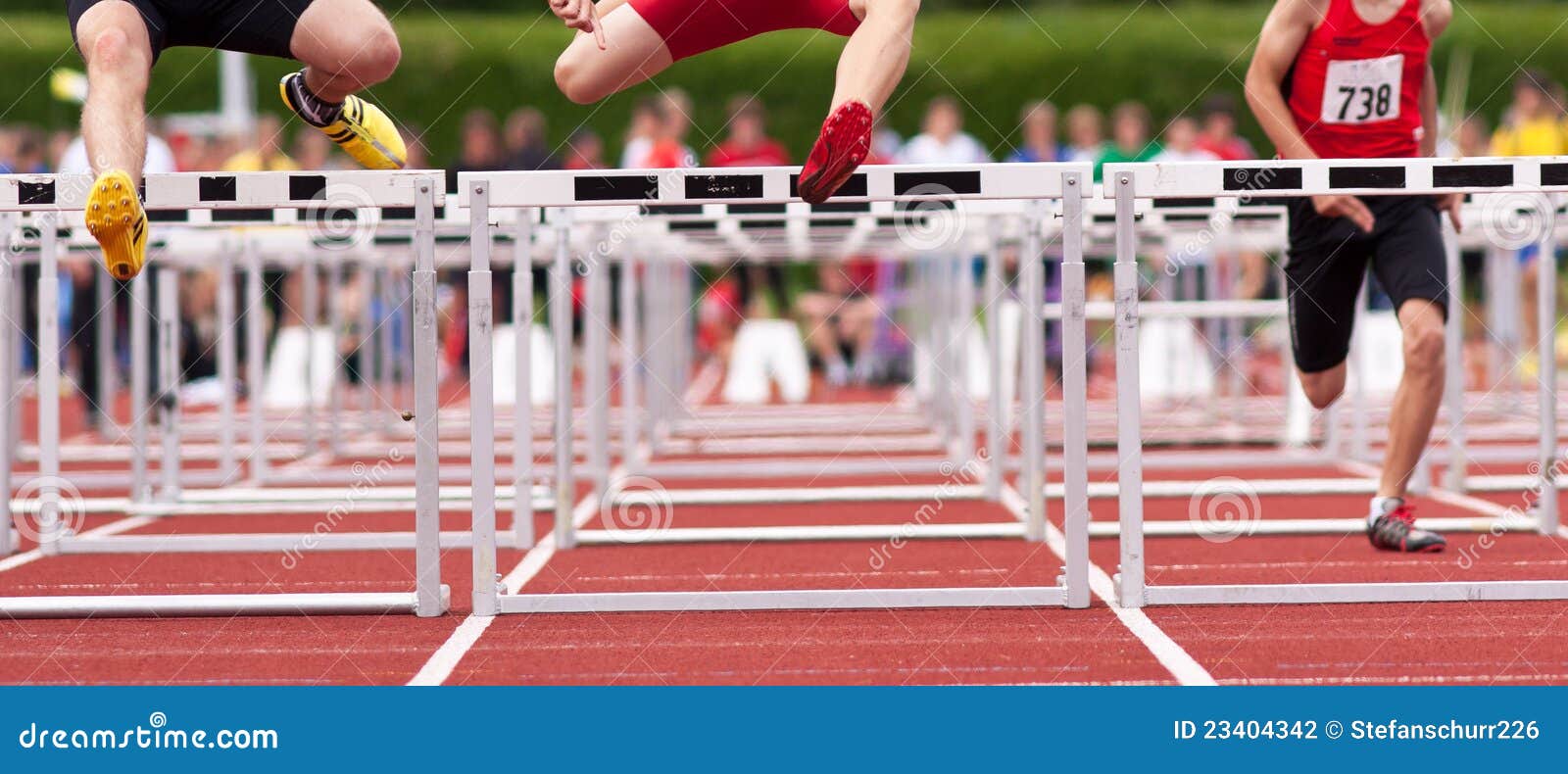 hurdles sprint in track and field