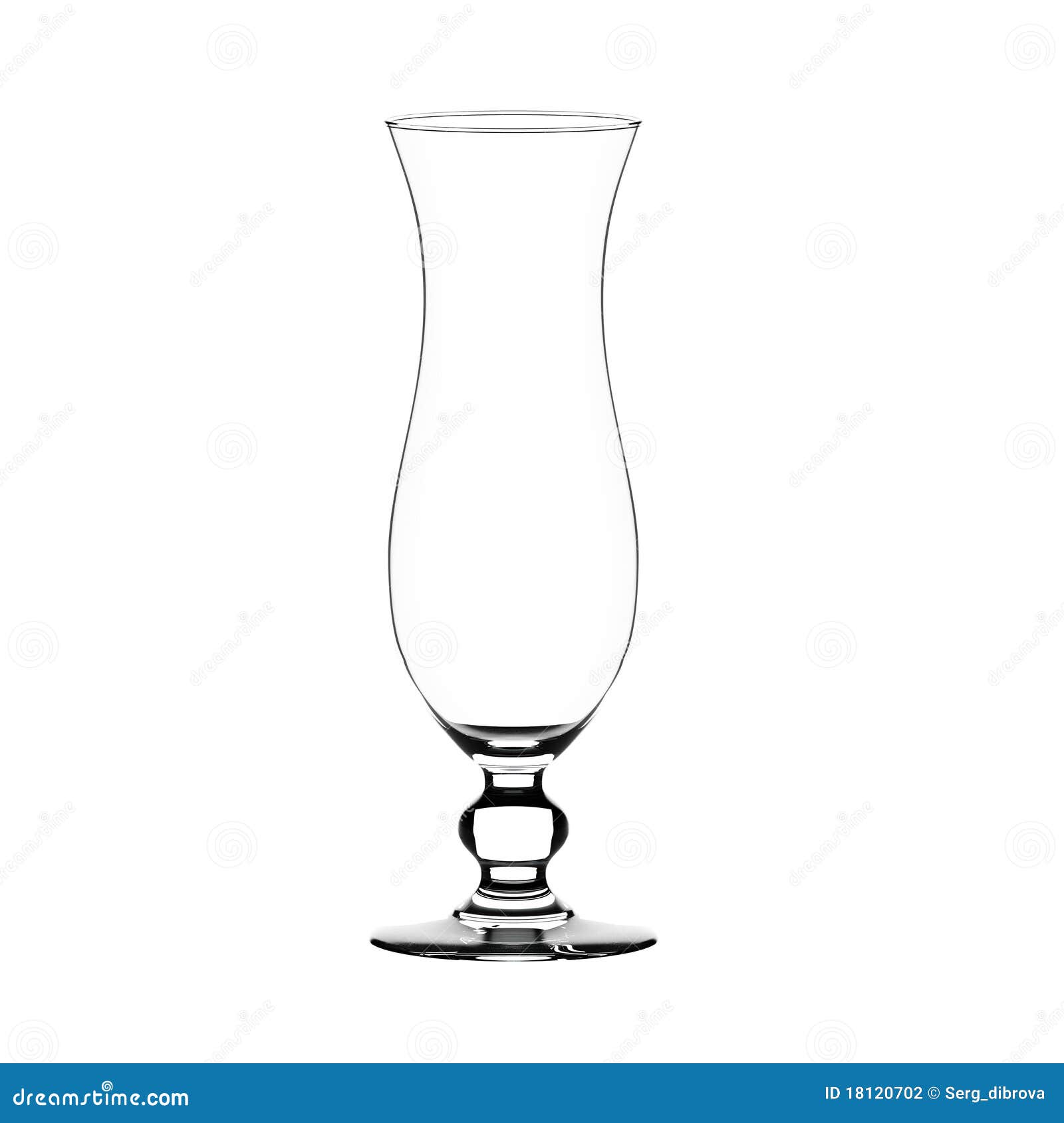 Hurricane glass stock photo. Image of crystal, wineglass 18120702