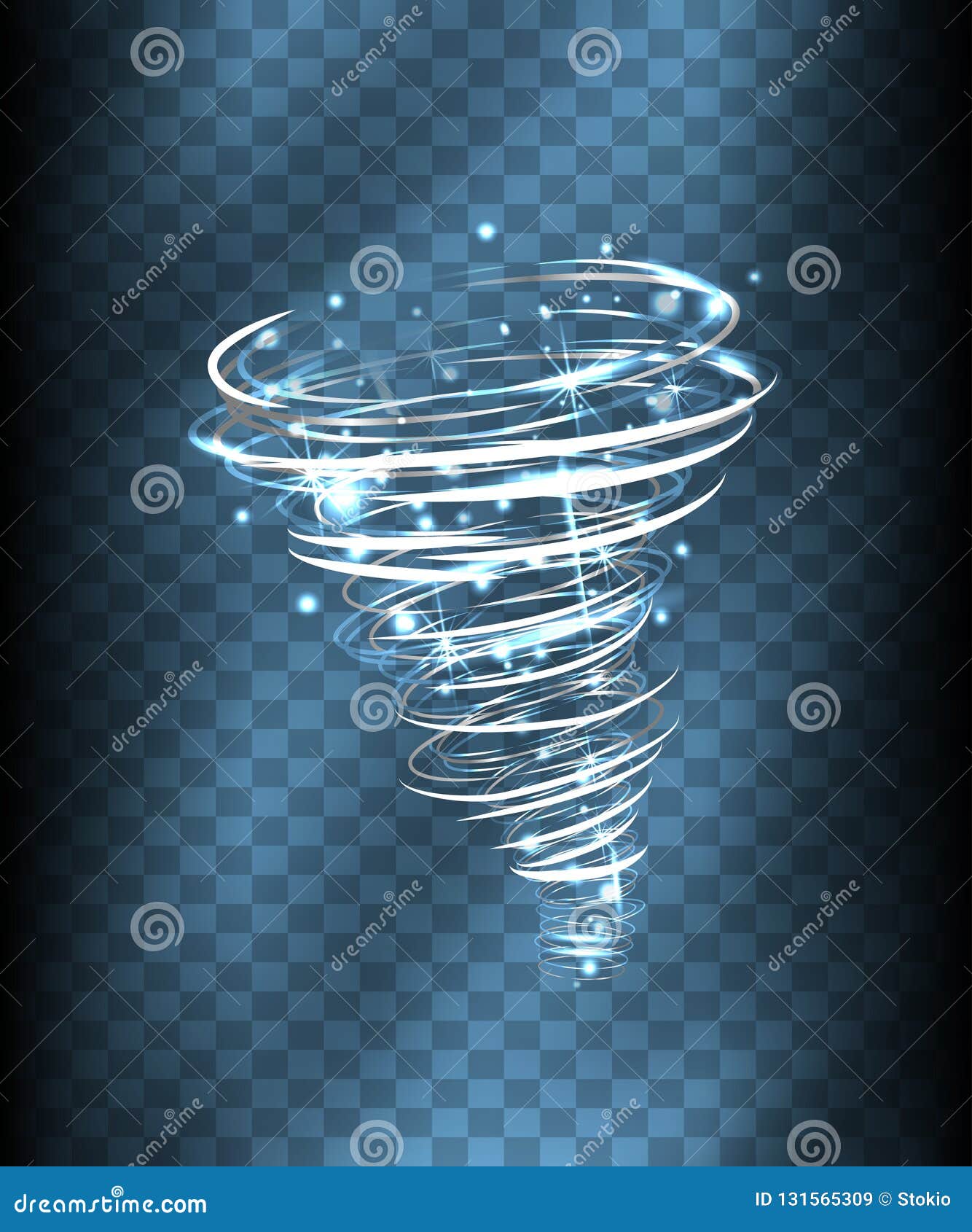 Hurricane light effect stock vector. Illustration of funnel - 131565309