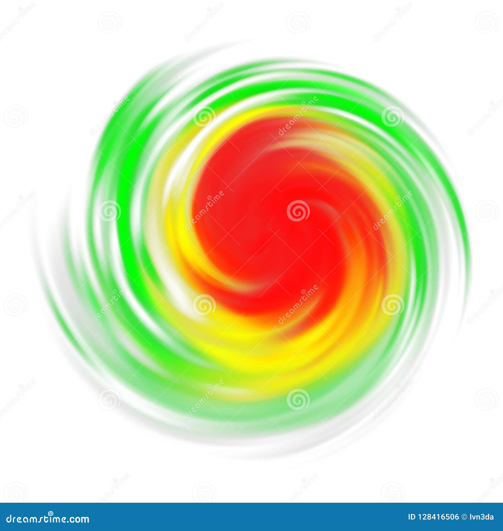 hurricane  with intensity indication  on white