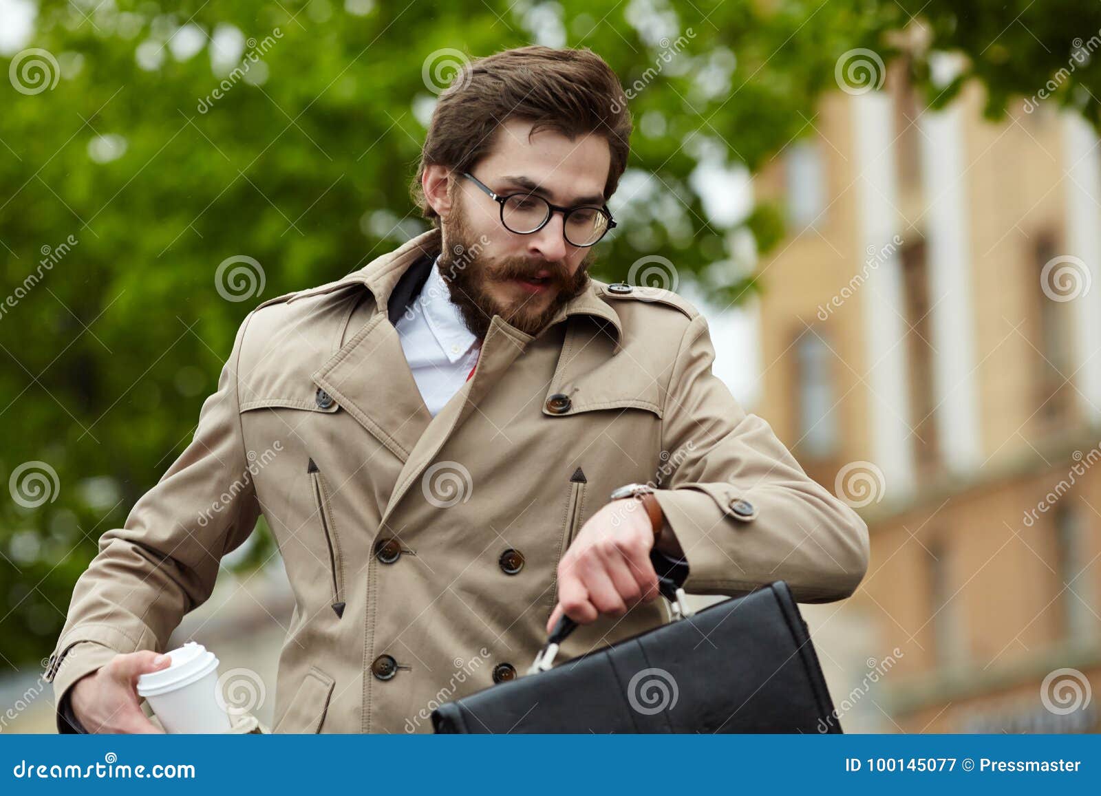 Being late for interview stock image. Image of employee - 100145077