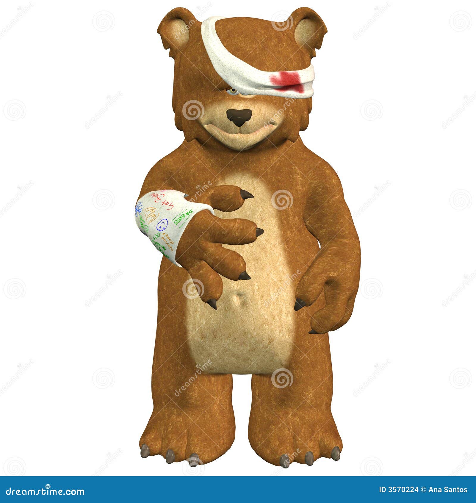 Hurt Bear Picture. Image 3570224