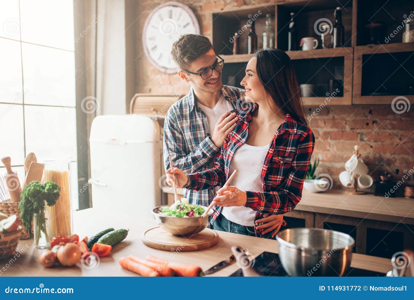 Wife in the kitchen