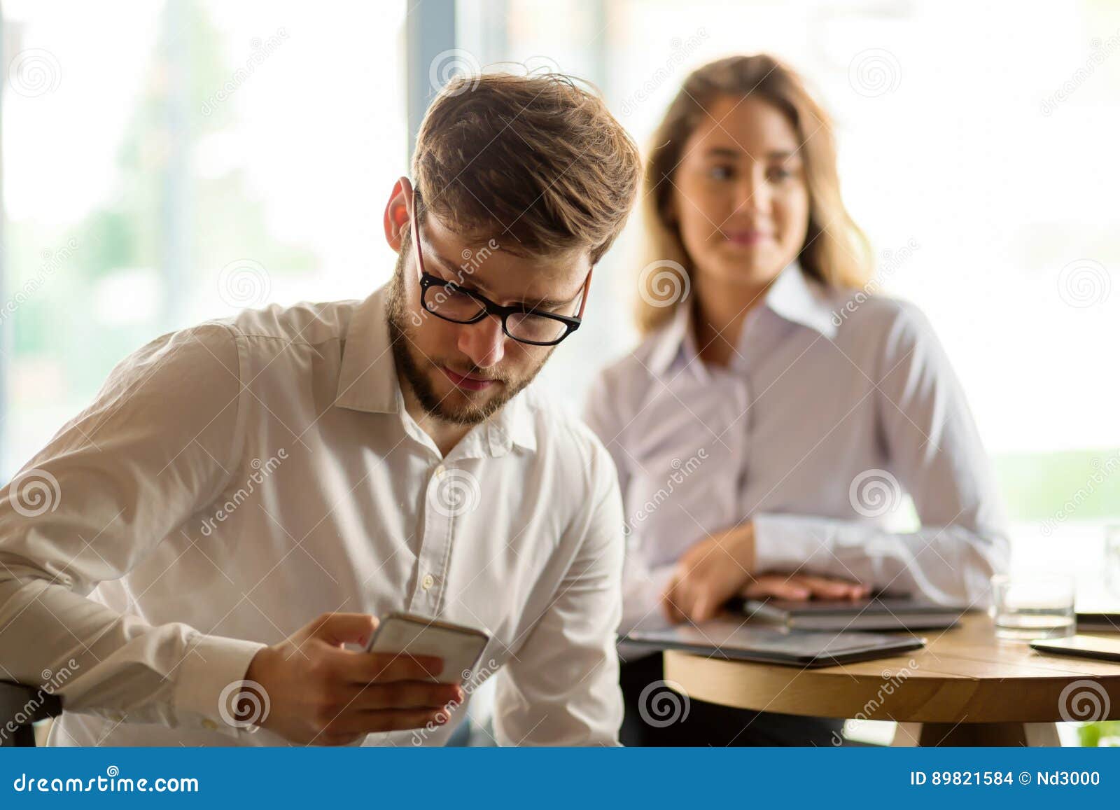 Husband Secretly Cheating On Wife Behind Back Stock Photo Image Of