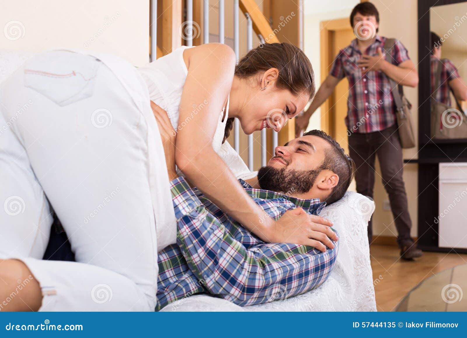 Husband Cheats While Wife Room
