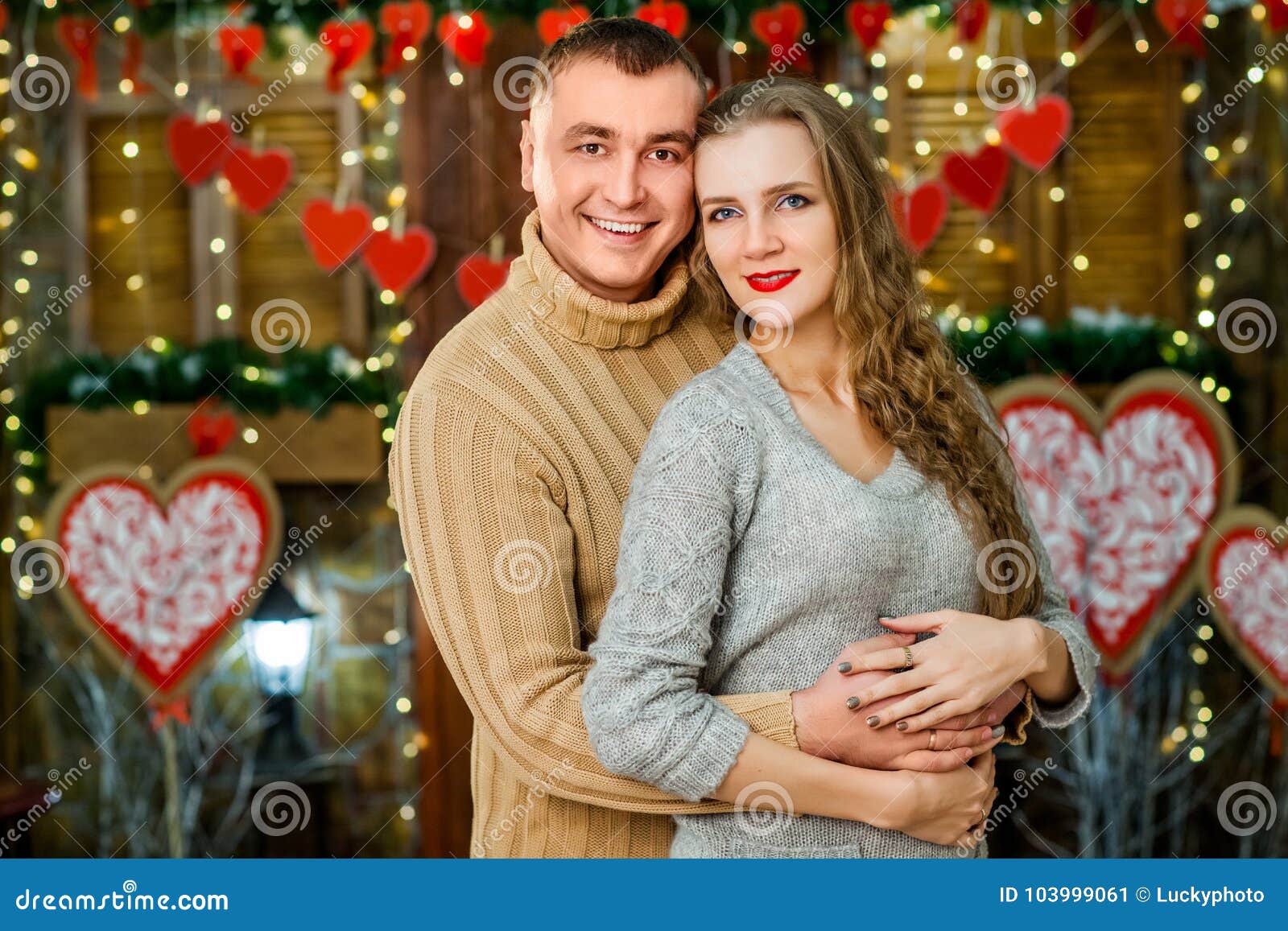 Download Husband And Wife Celebrate Valentine s Day Stock Image Image of people
