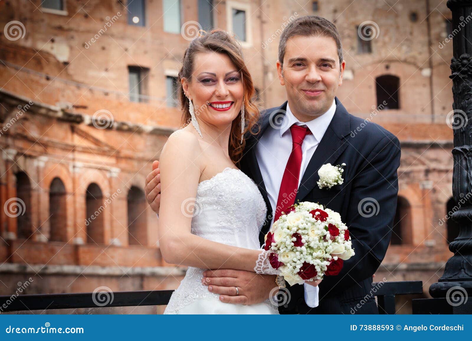 Husband And Wife Couple Marriage Newlyweds Stock Image
