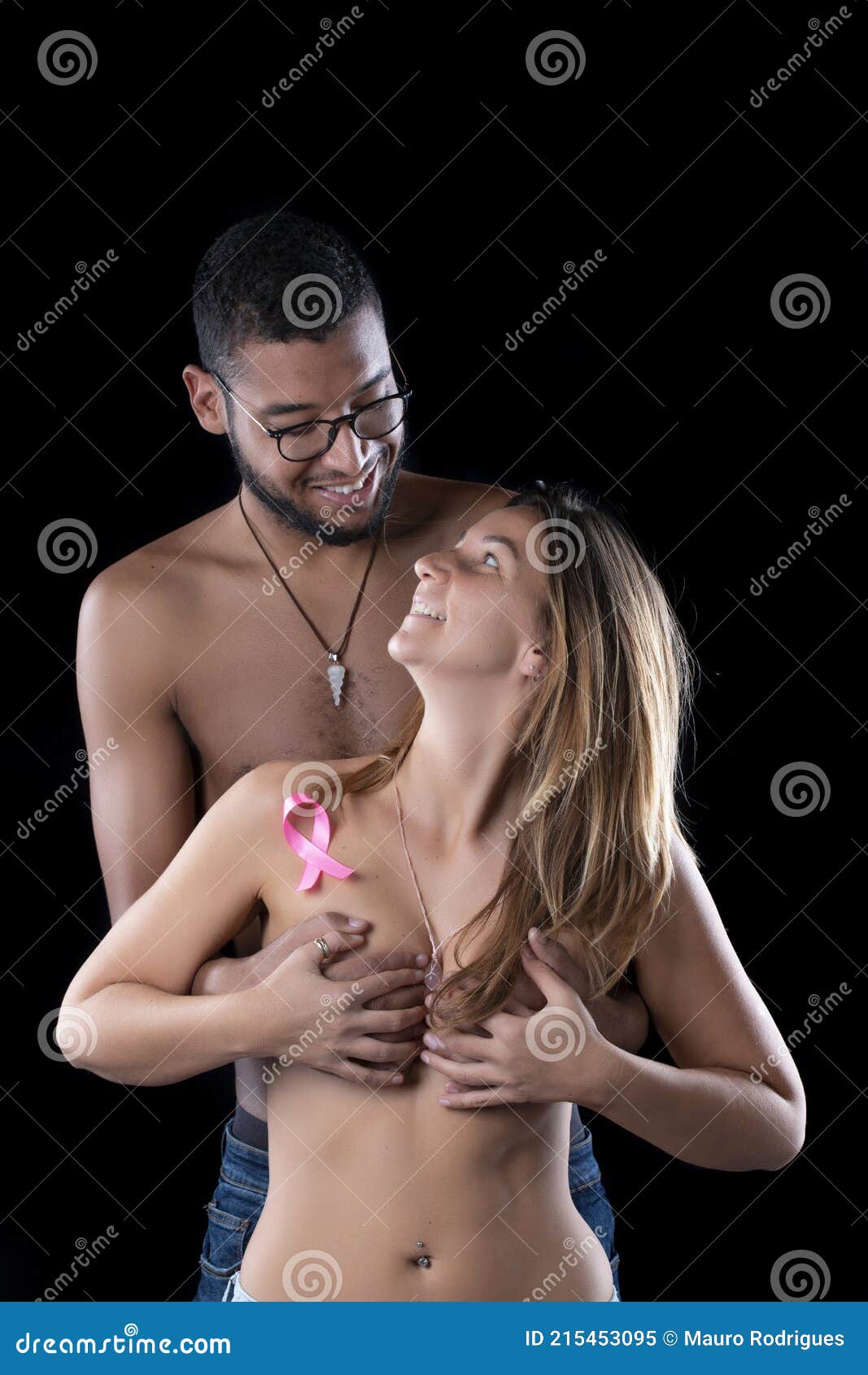 husband and wife breast