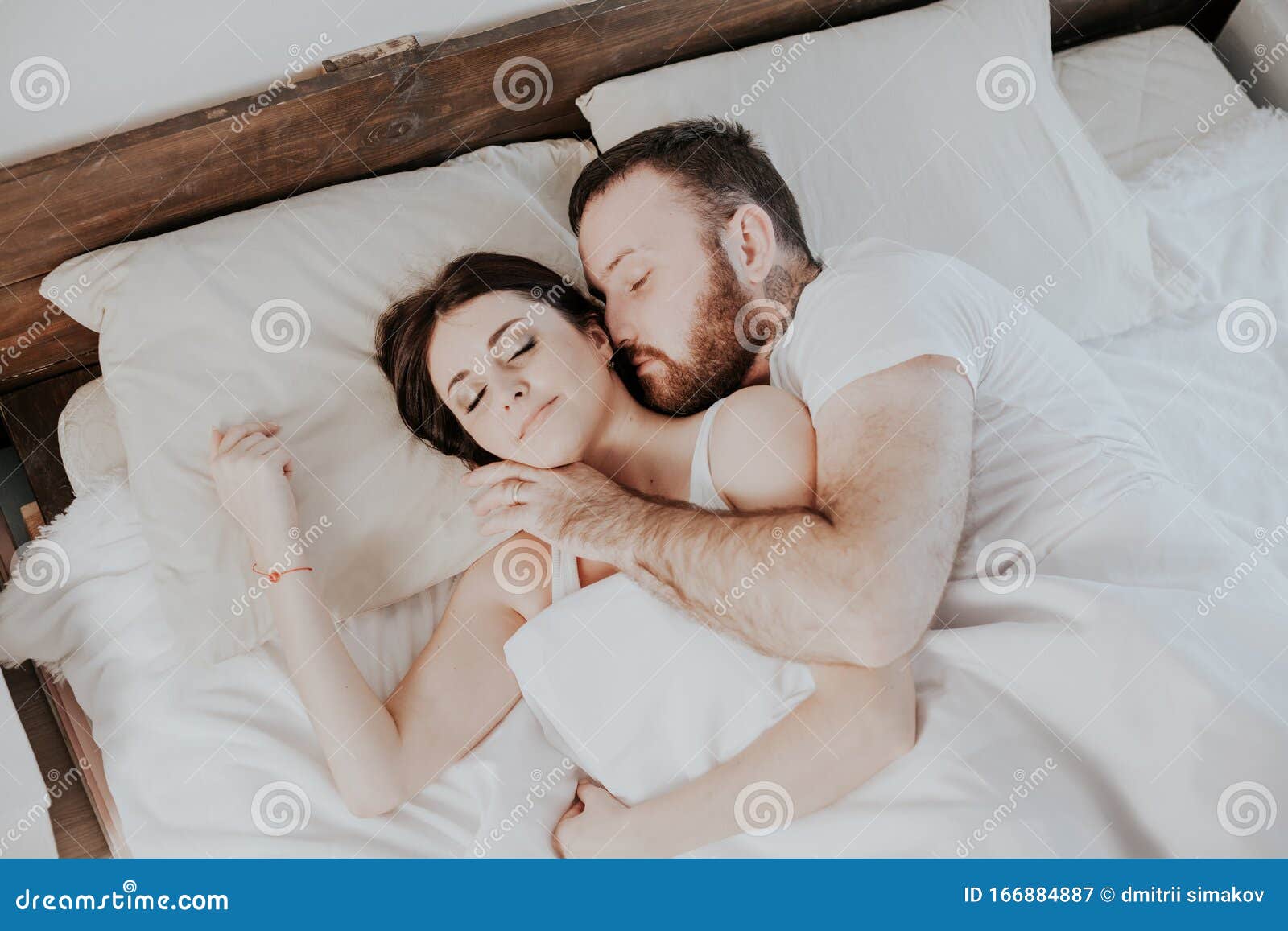 Husband And Wife Wake Up In The Morning In The Bedroom Of The Week