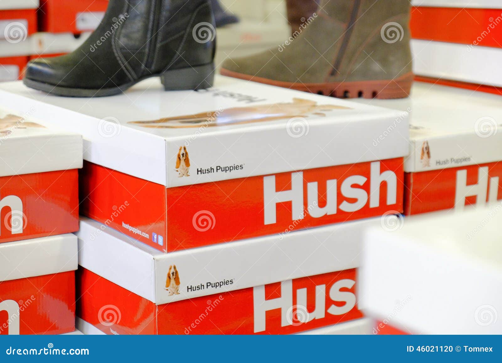 hush puppies shoe box