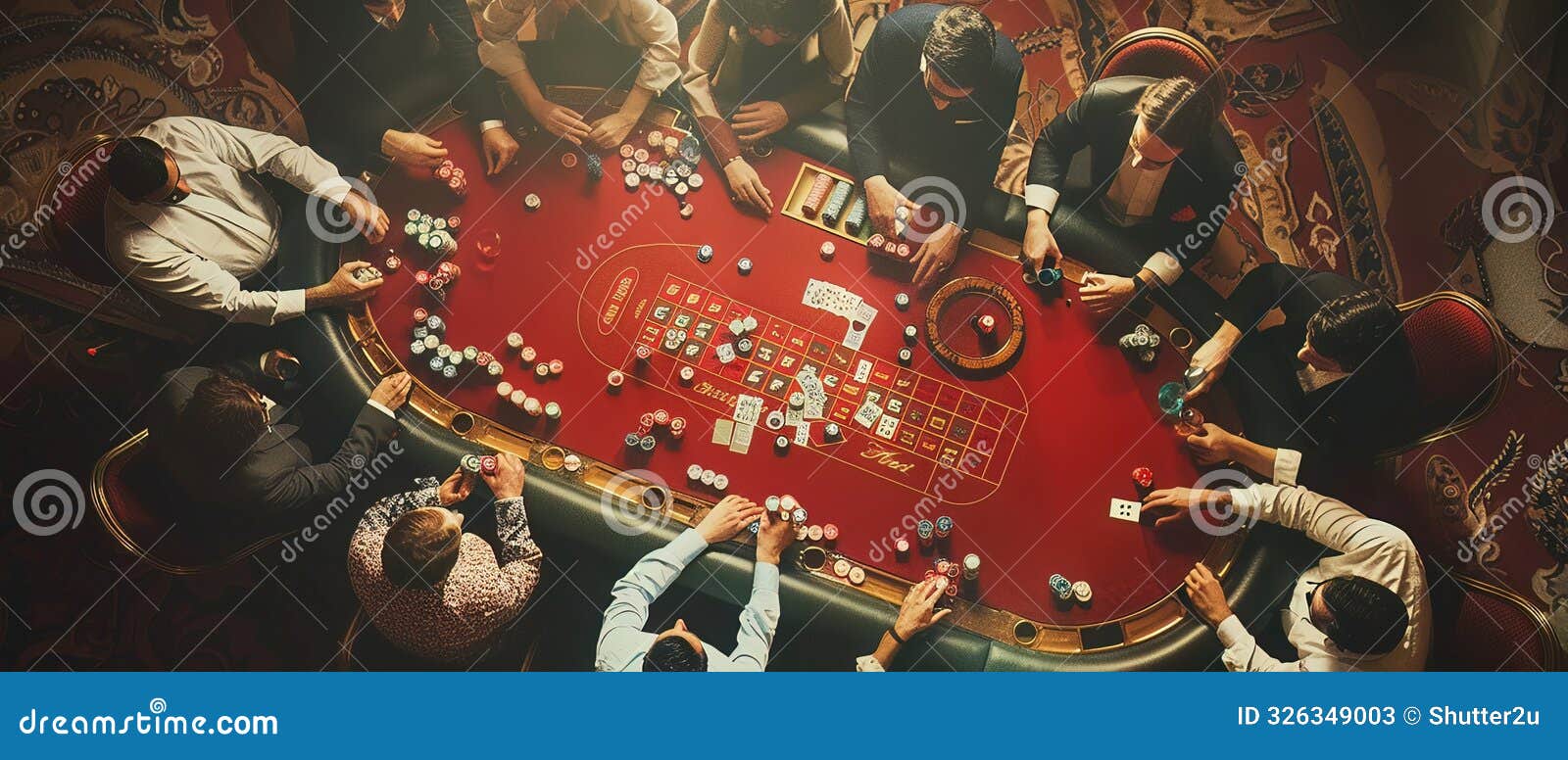 the hushed murmur of a crowd around a highstakes baccarat game where fortunes are whispered away