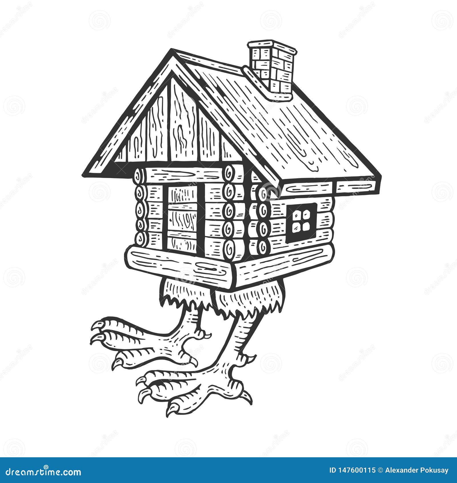 Hut on Chicken Leg Marble Figurine Baba Yaga Home Russian Fairytale Characters Hut on Chicken Leg Marble Figurine Baba Yaga Home Russian Fairytale Characters