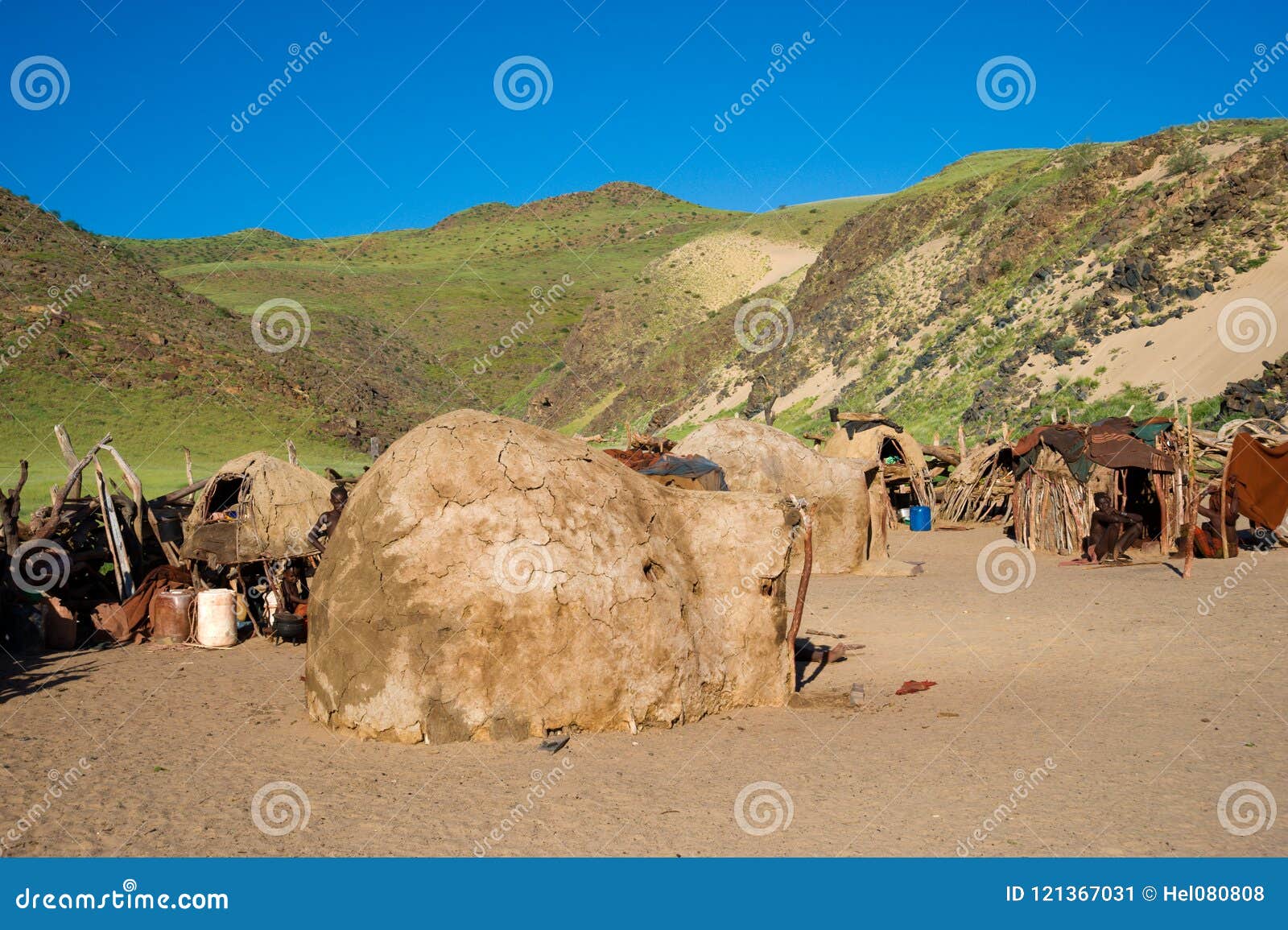 Himba Tribe Village Editorial Photo | CartoonDealer.com #46116725