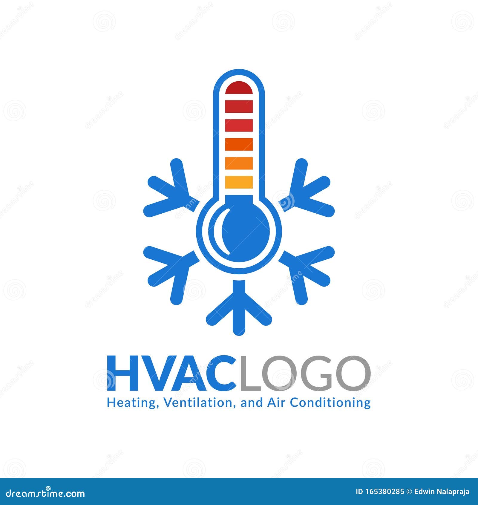 hvac logo , heating ventilation and air conditioning logo or icon template