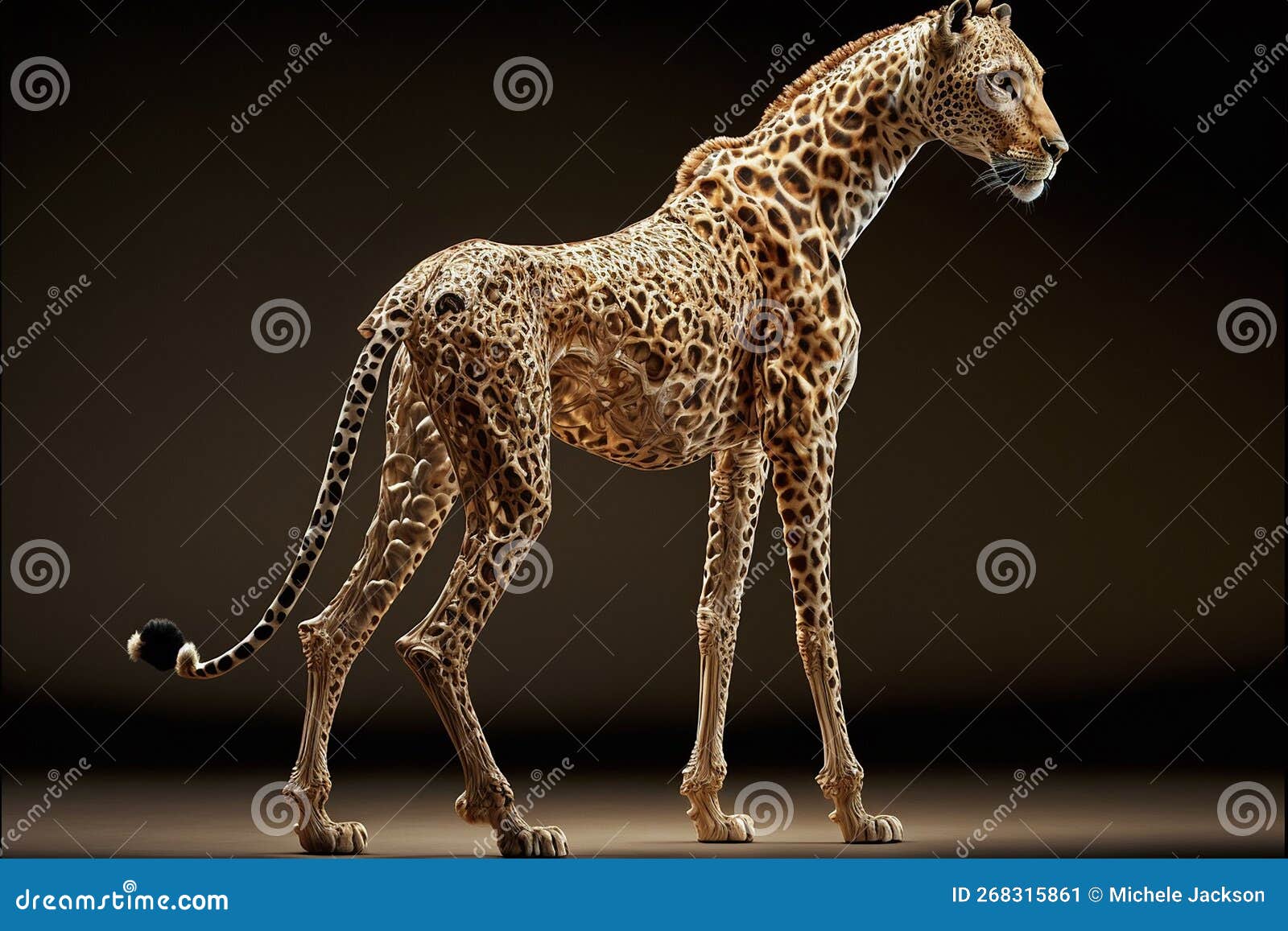 A Hybrid Animal Created with the Genius of Generative Ai Stock Image