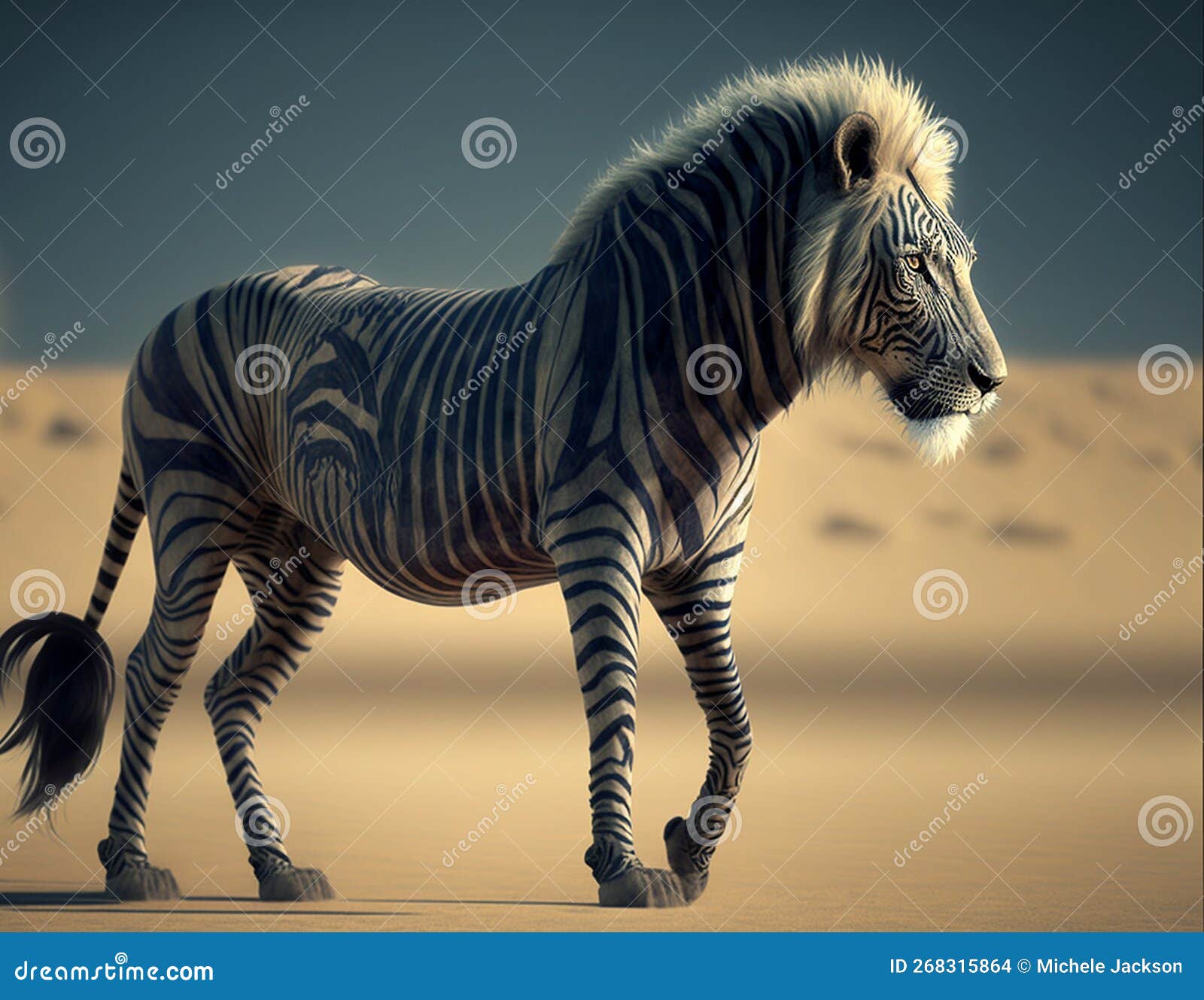 A Hybrid Animal Created with the Genius of Generative Ai Stock