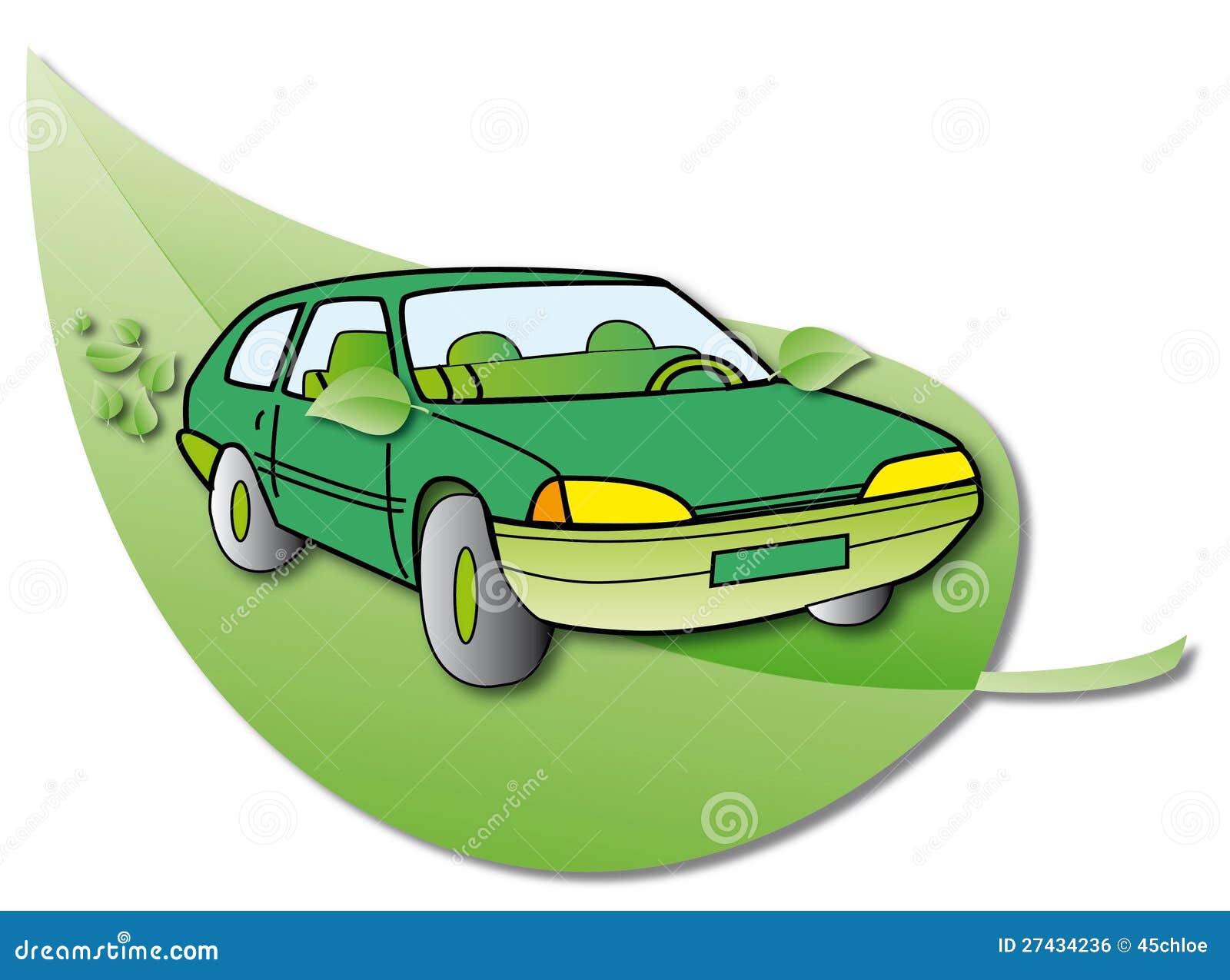 Hybrid Car stock illustration. Illustration of hybrid 27434236