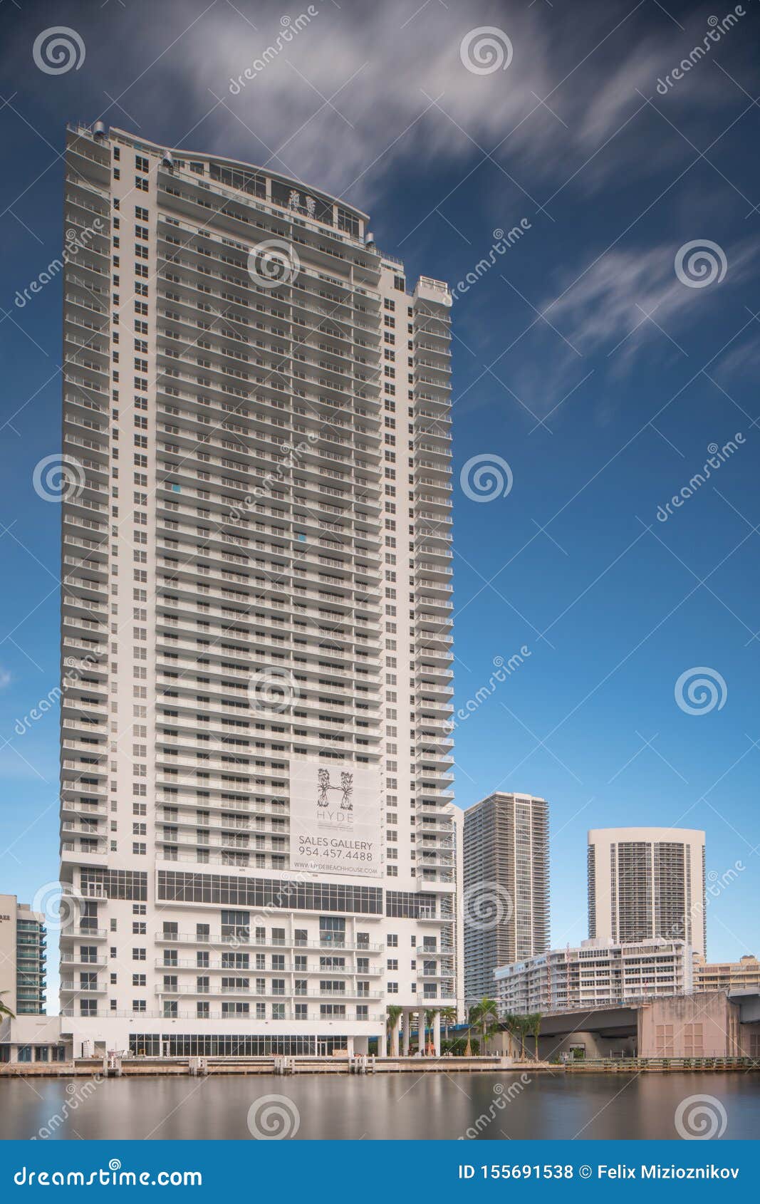 Hyde Beach House Hollywood Florida West Side View Editorial Stock Photo Image of upscale, long