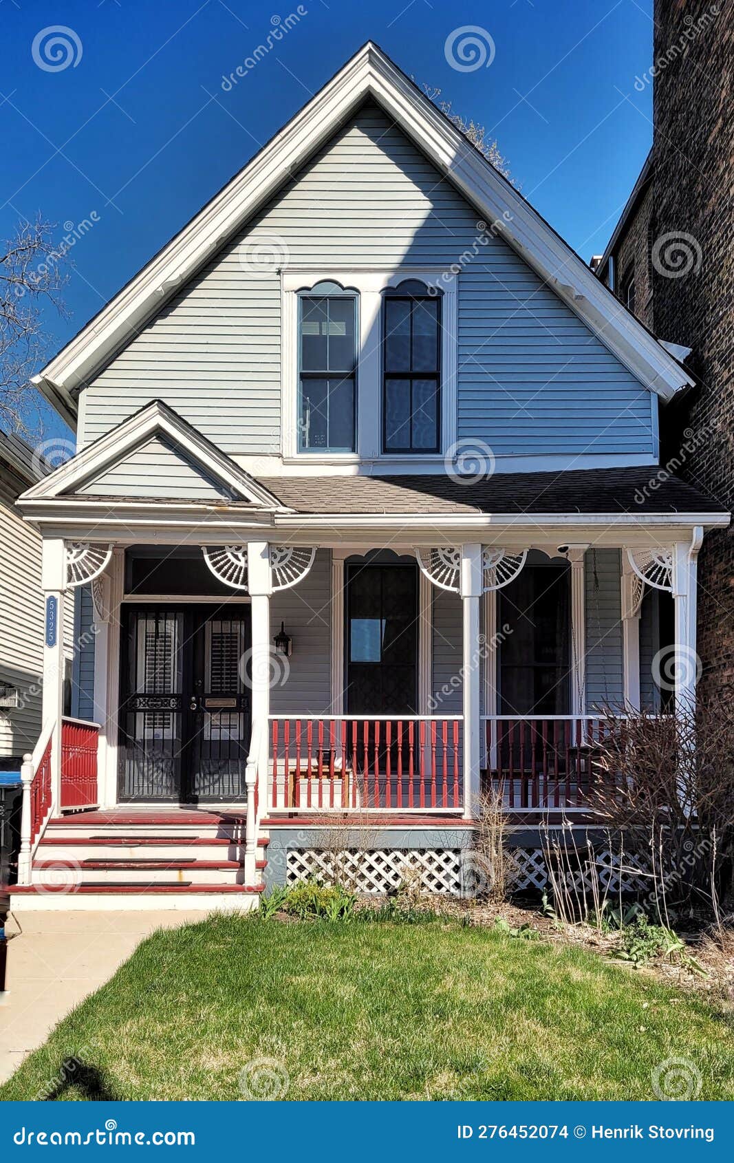 Hyde Park House Front, Chicago Editorial Stock Image Image of chicago