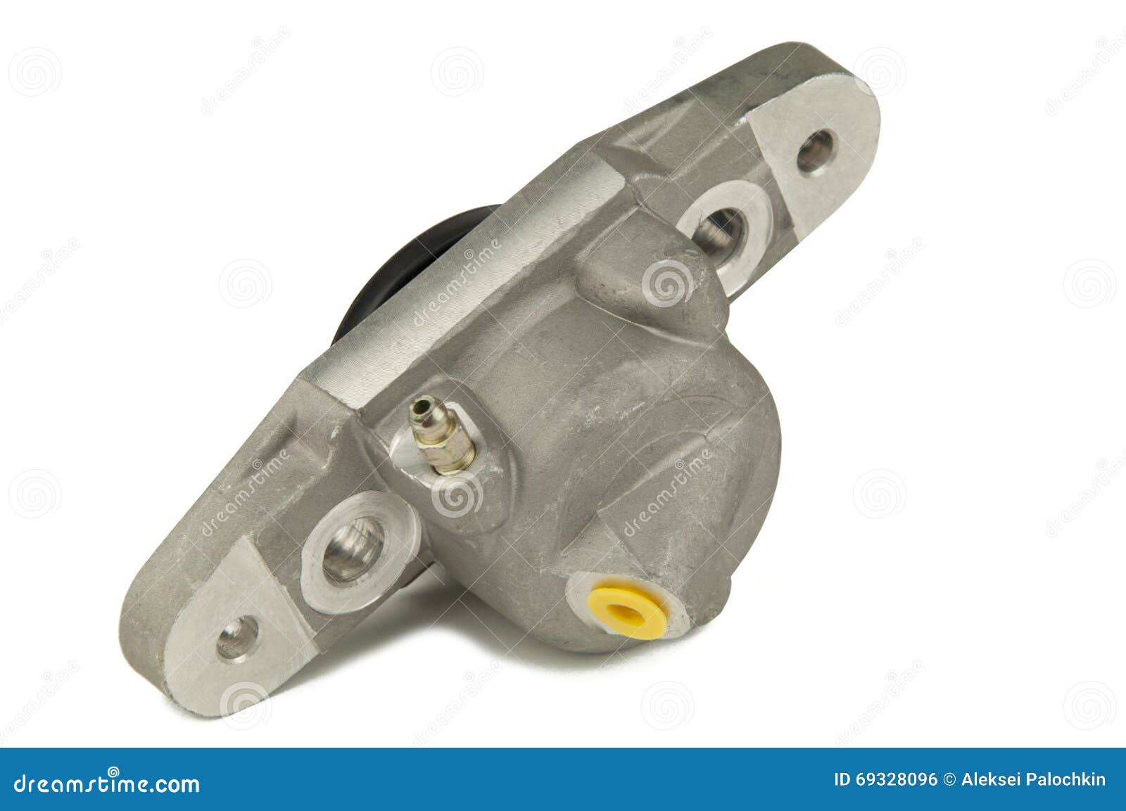 Hydraulic brake cylinder stock photo. Image of aluminum 69328096