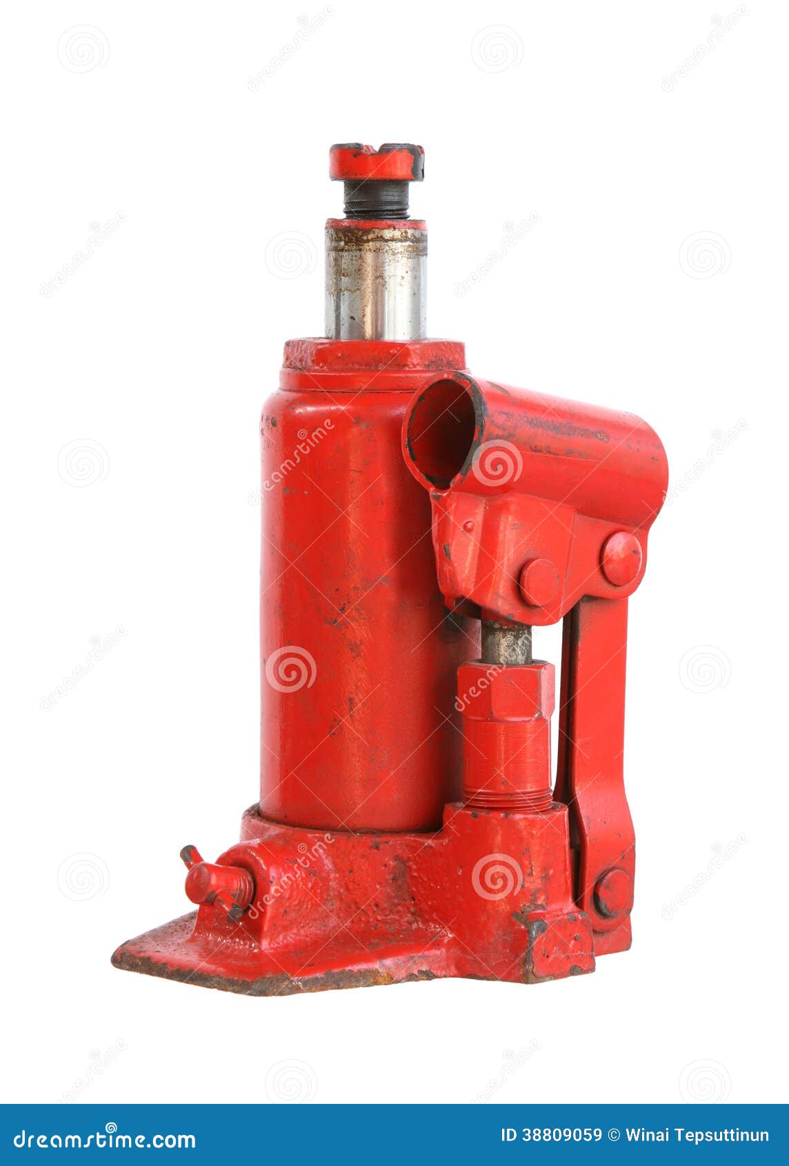 Hydraulic jack stock image. Image of equipment, machinery - 40692695