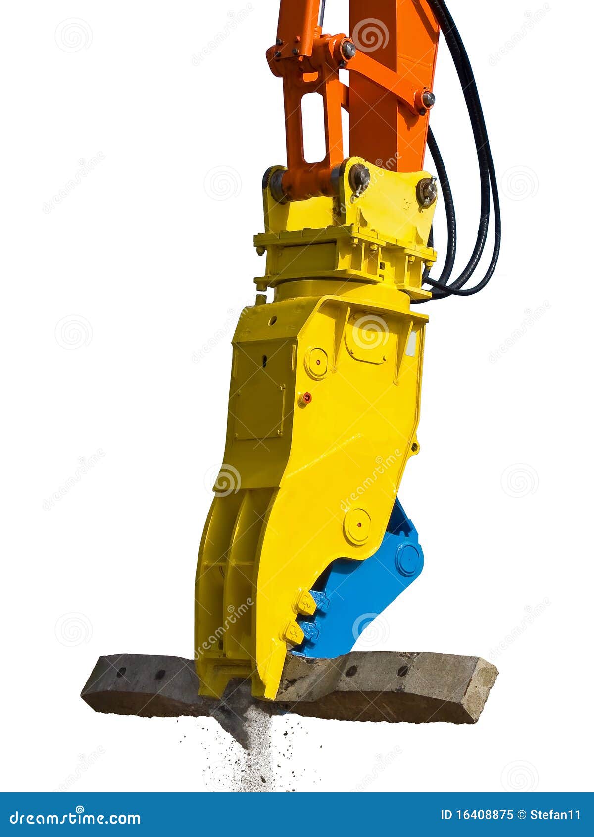 Hydraulic claw stock image. Image of debris, heavy, digger 16408875