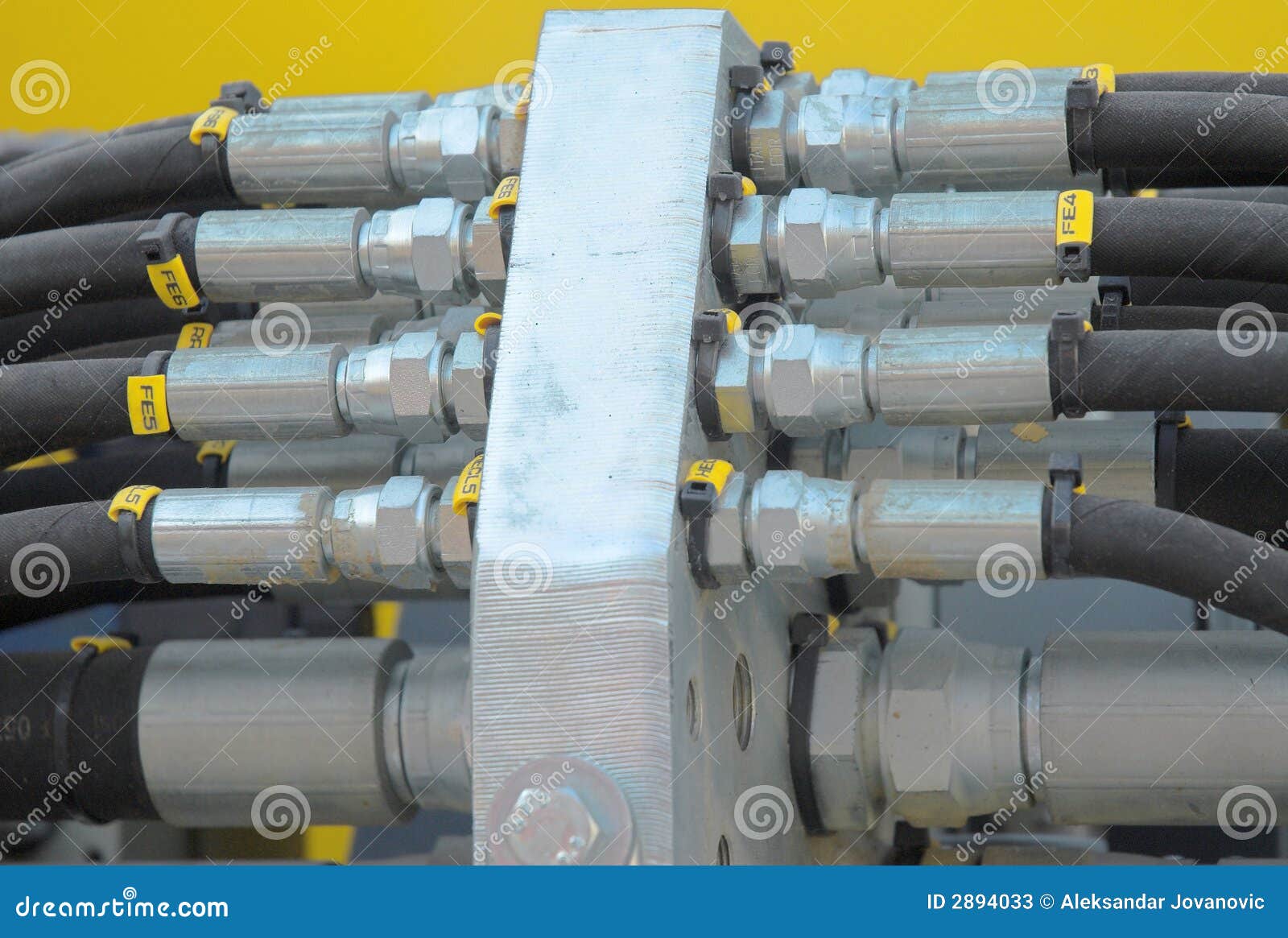 Hydraulic Connection stock image. Image of driver, piping 2894033