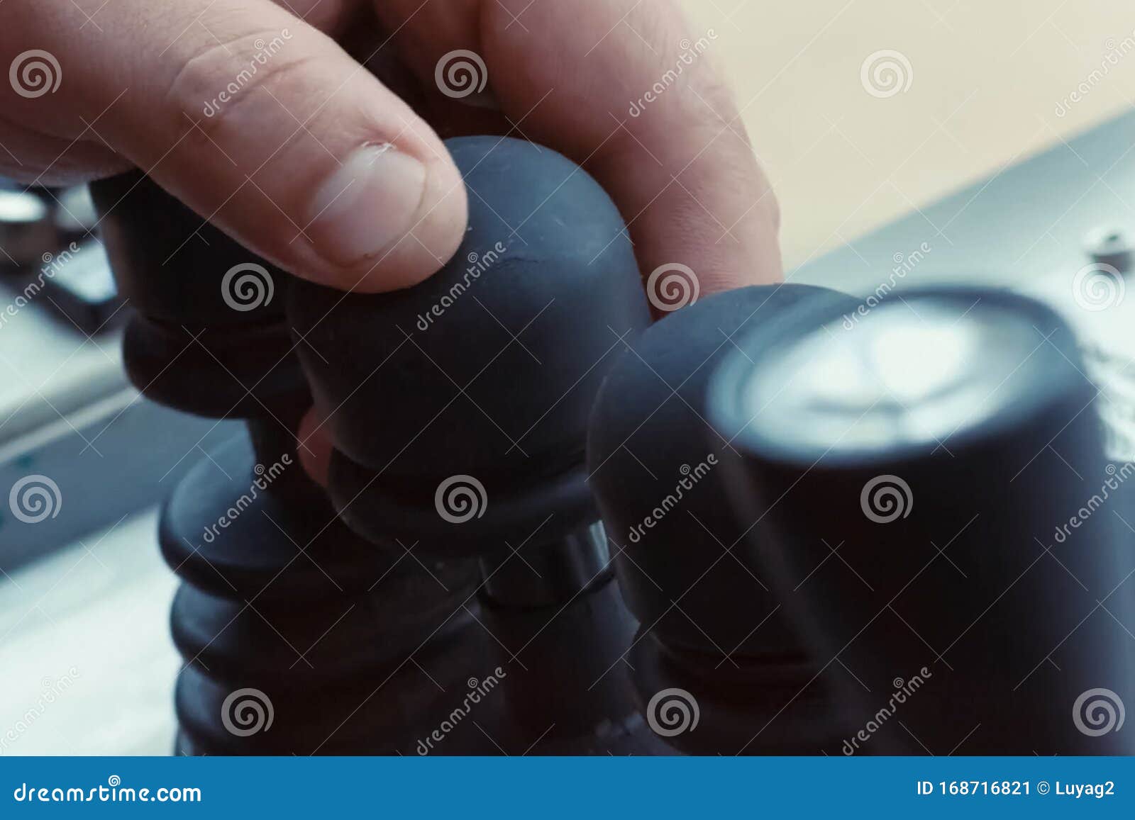 Hydraulic control levers stock image. Image of excavator 168716821