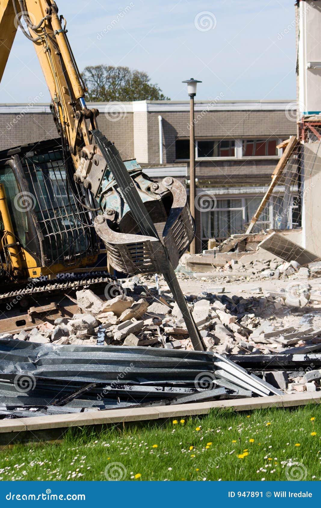 Hydraulic Demolition Machine Stock Image Image of pipe, steel 947891