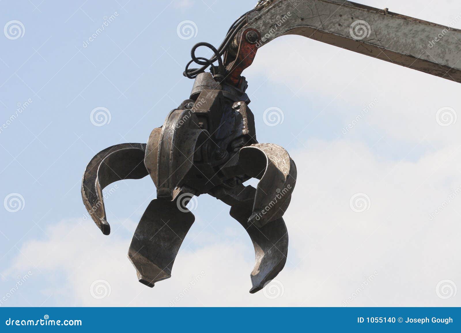 Hydraulic Grabber stock photo. Image of crane, lifter 1055140