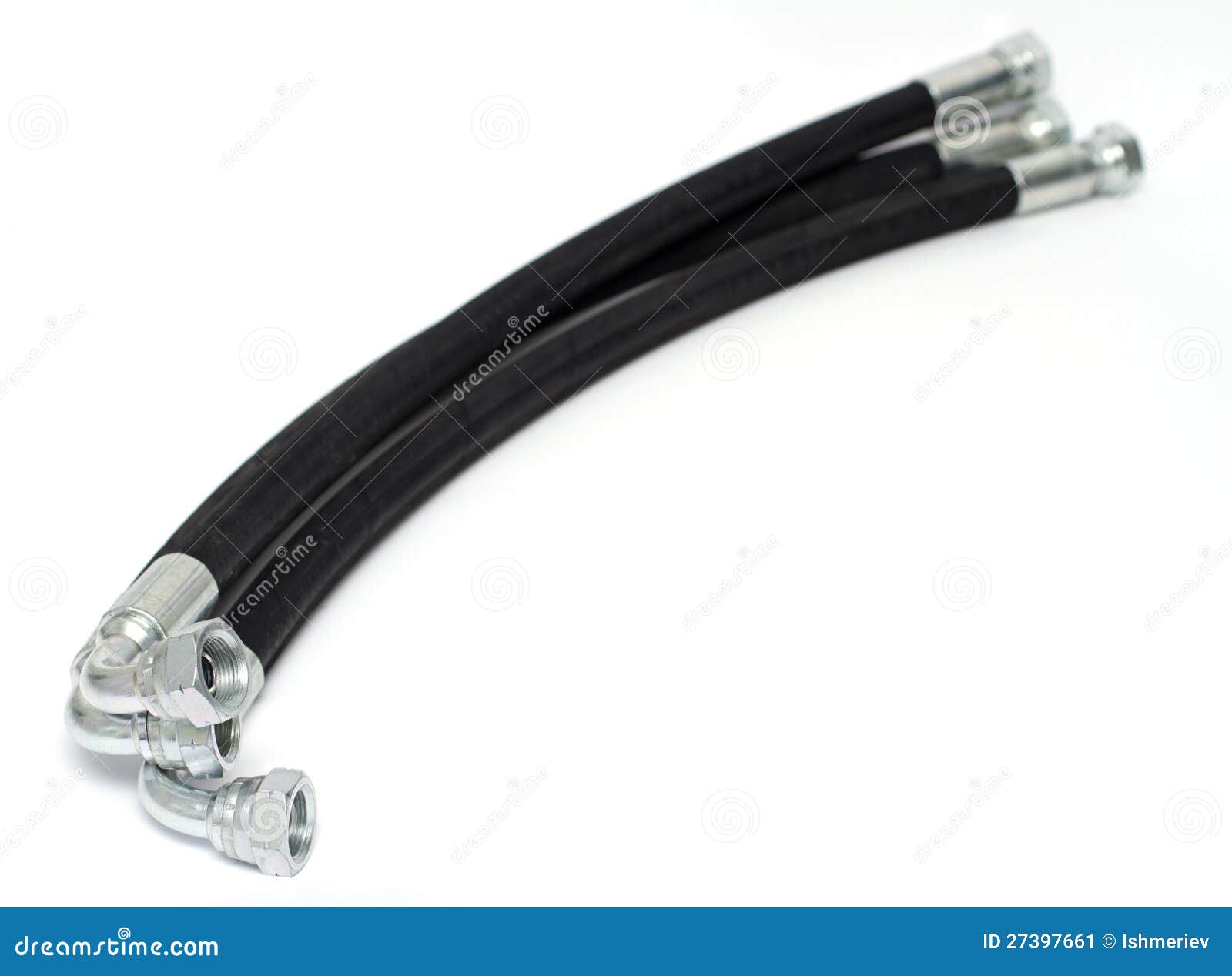 Hydraulic hoses stock image. Image of industrial, construction 27397661