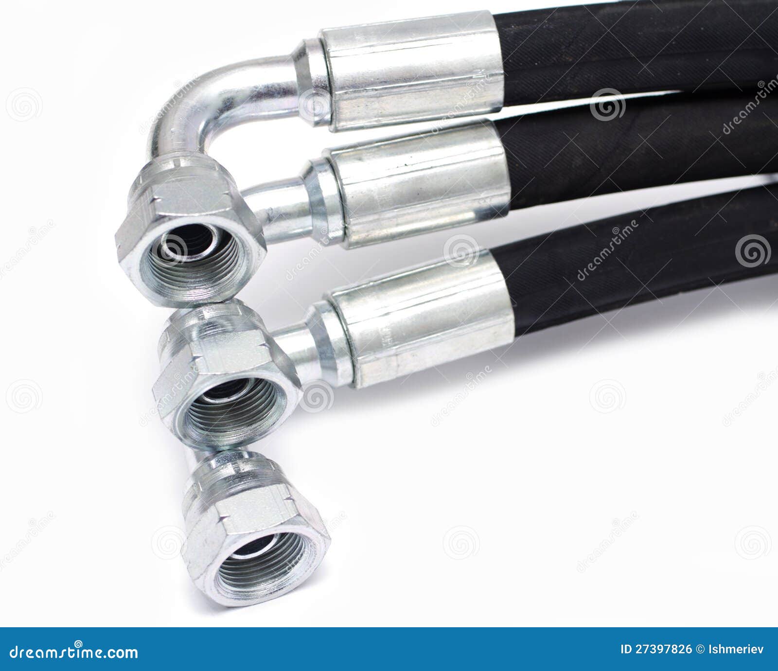 Hydraulic hoses stock photo. Image of construction, compress 27397826