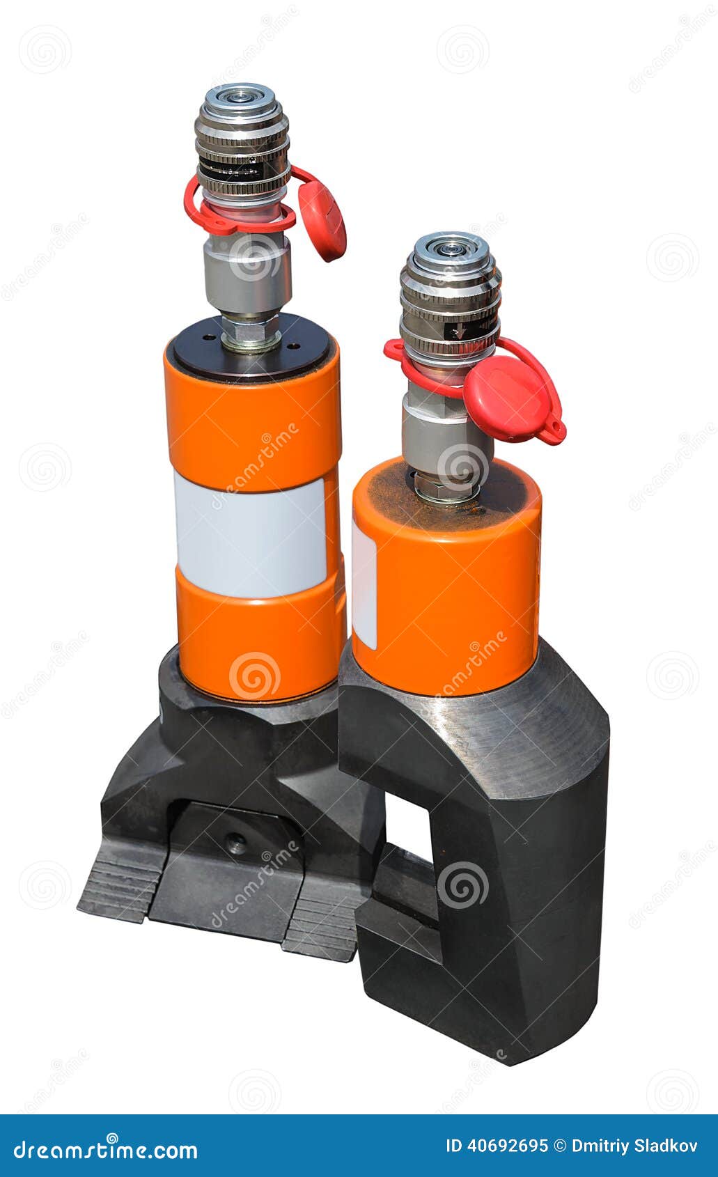 Hydraulic jack stock image. Image of equipment, machinery - 40692695