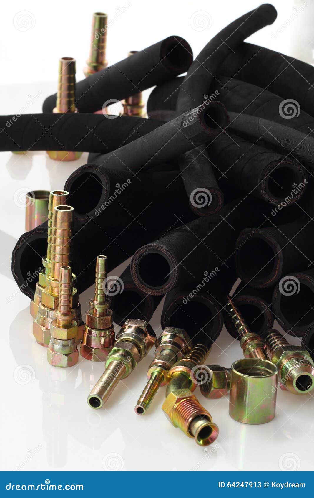 Hydraulic line. stock image. Image of line, pivot, machine 64247913