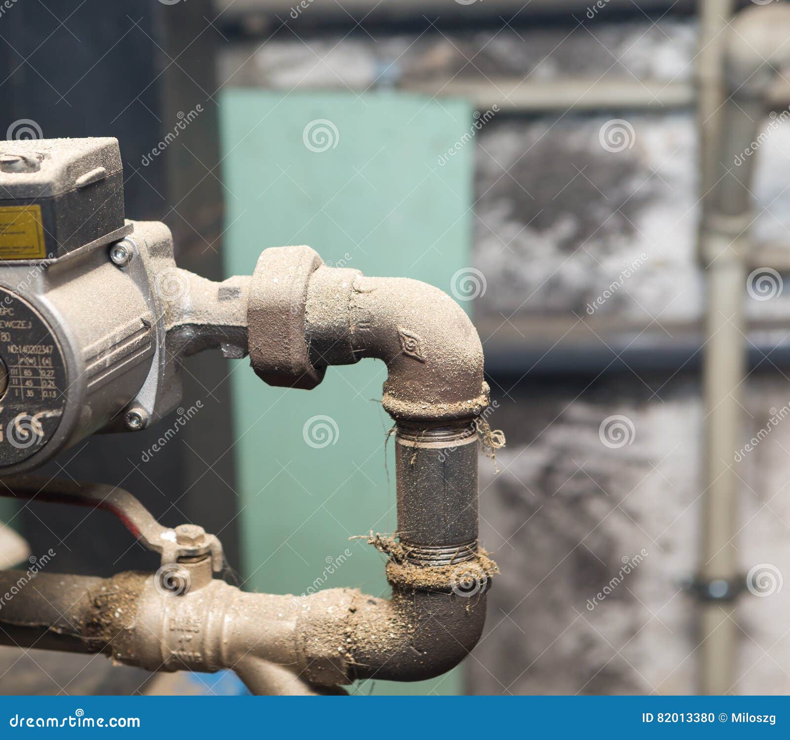 Hydraulic Pipes an Valves in Basement Stock Photo Image of floor