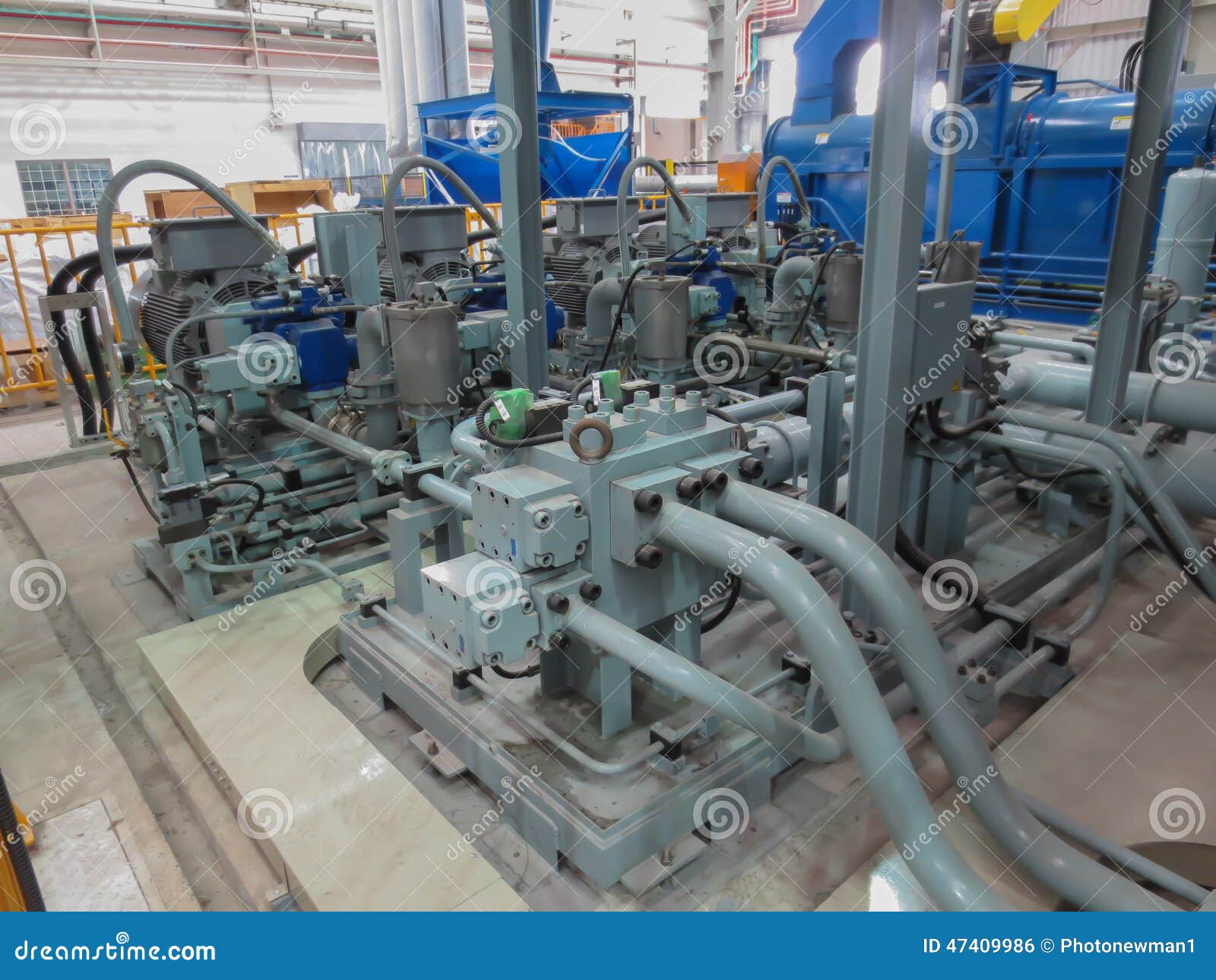 Hydraulic pump stock photo. Image of system, machine 47409986