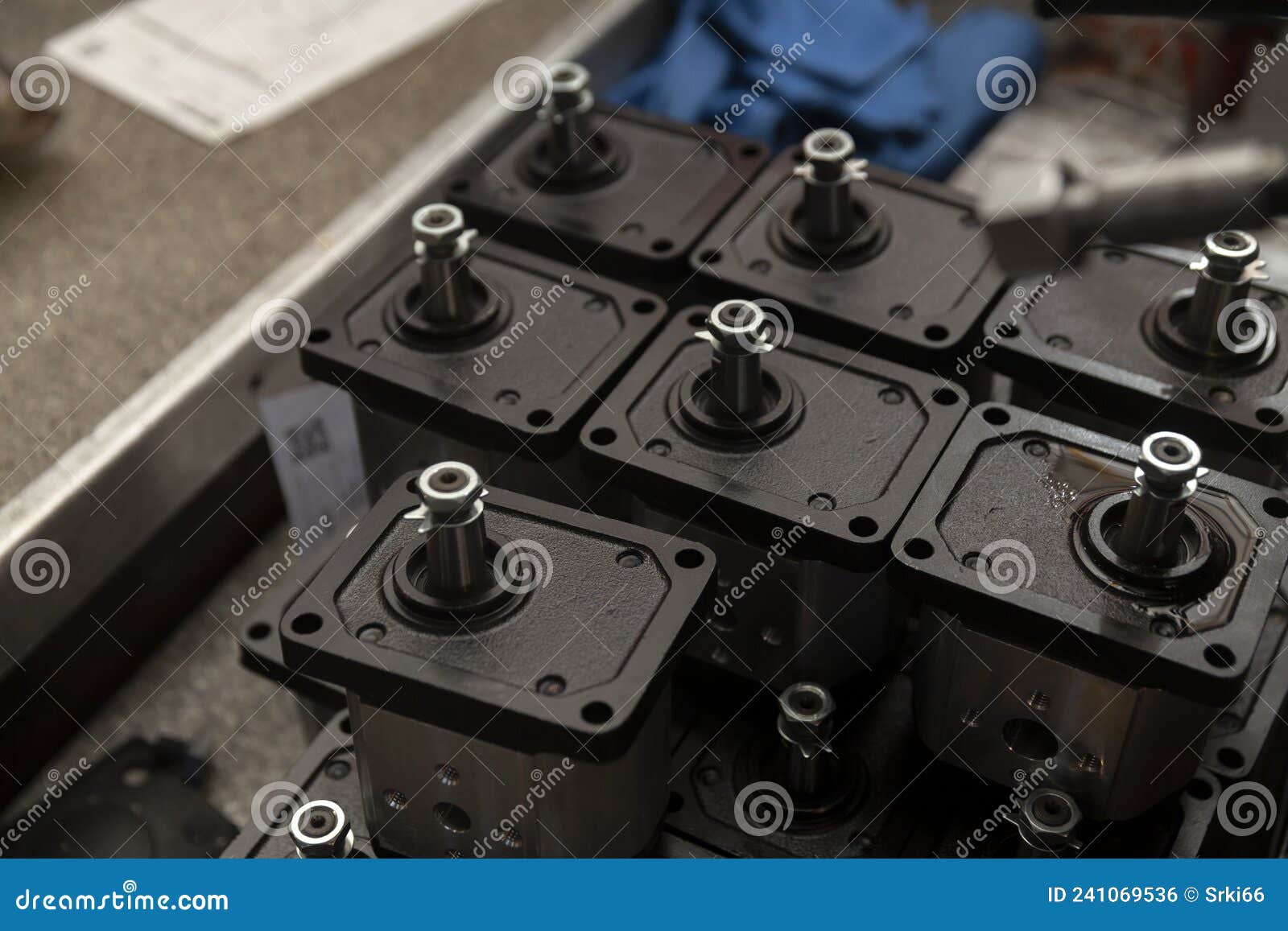 Hydraulic pump stock photo. Image of business, dirty 241069536