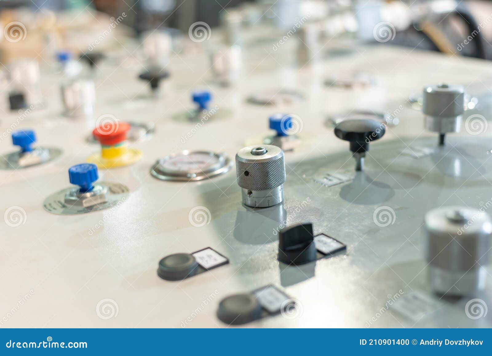 Hydraulic Station Mechanical Control Panel with Switches Stock Photo Image of hydrostatic