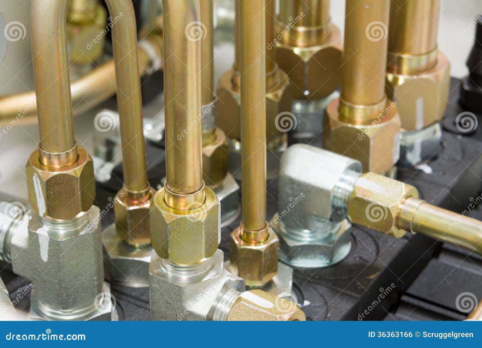Hydraulic Tubes stock photo. Image of fuel, tube, pressure 36363166