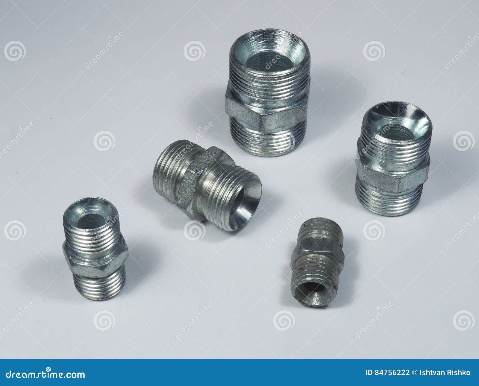 Hydraulic unions stock photo. Image of nipple, thread 84756222