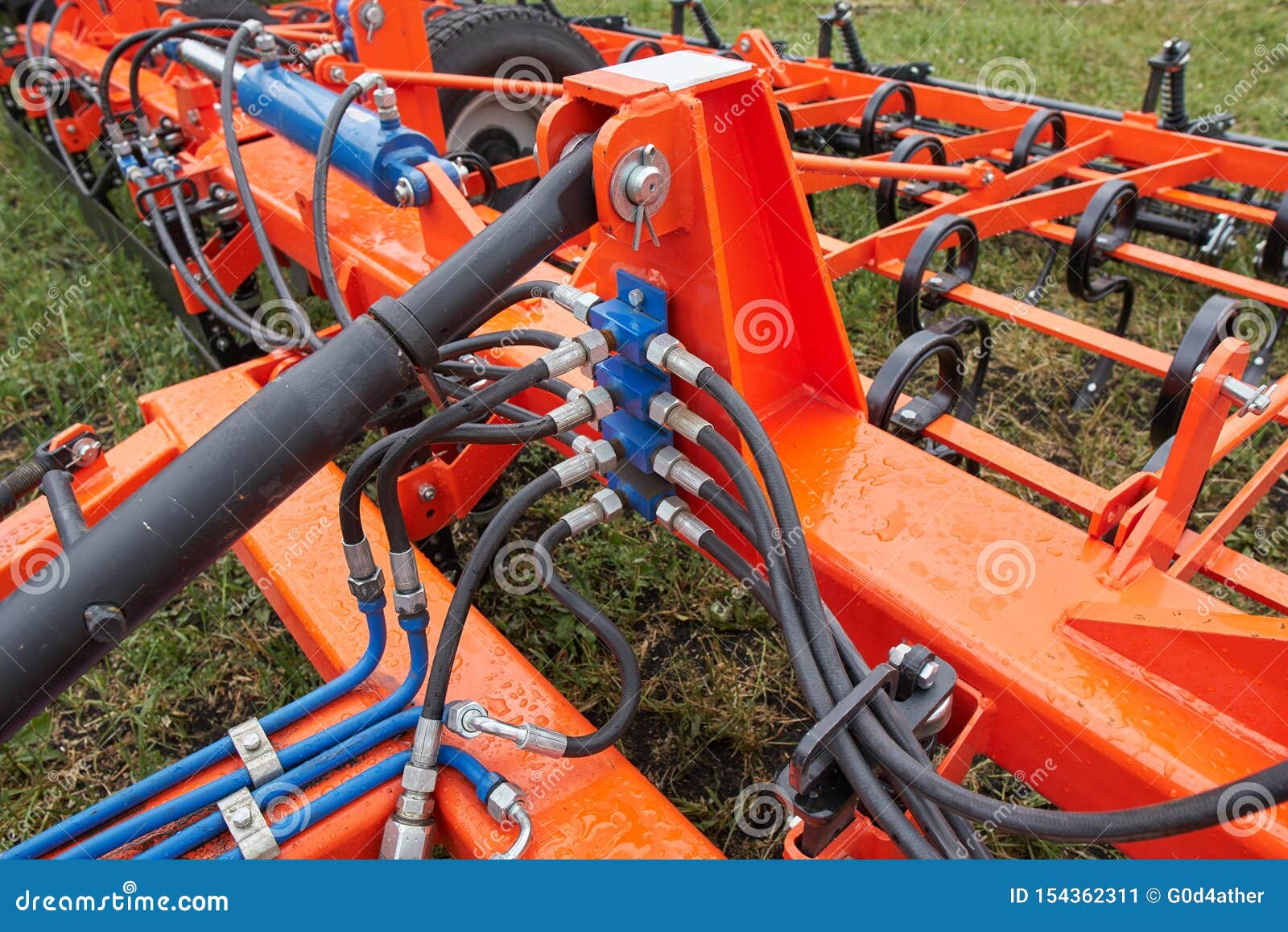 Hydraulics stock image. Image of engineering, machinery 154362311