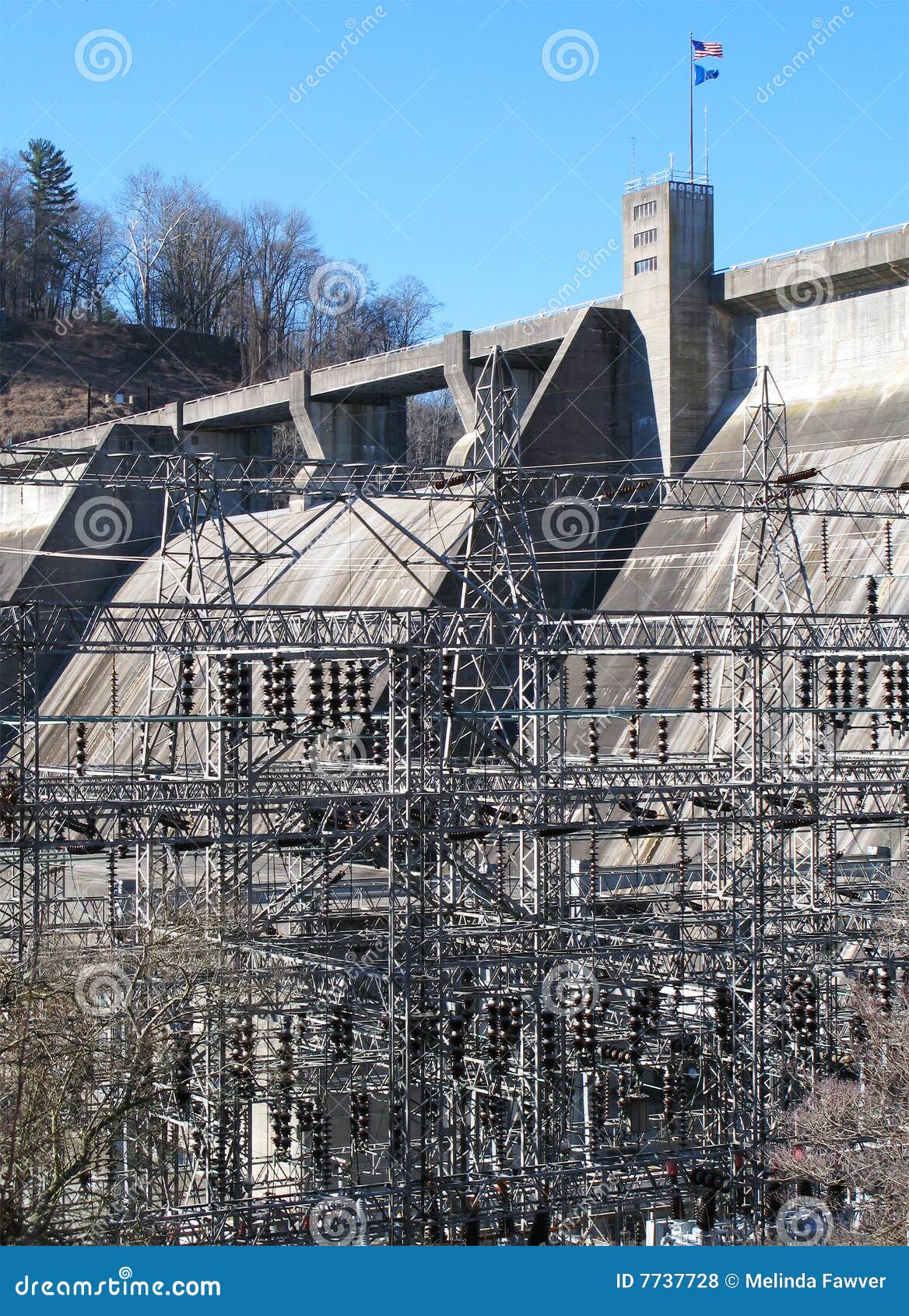 Hydroelectric Plant stock photo. Image of generation, energy 7737728