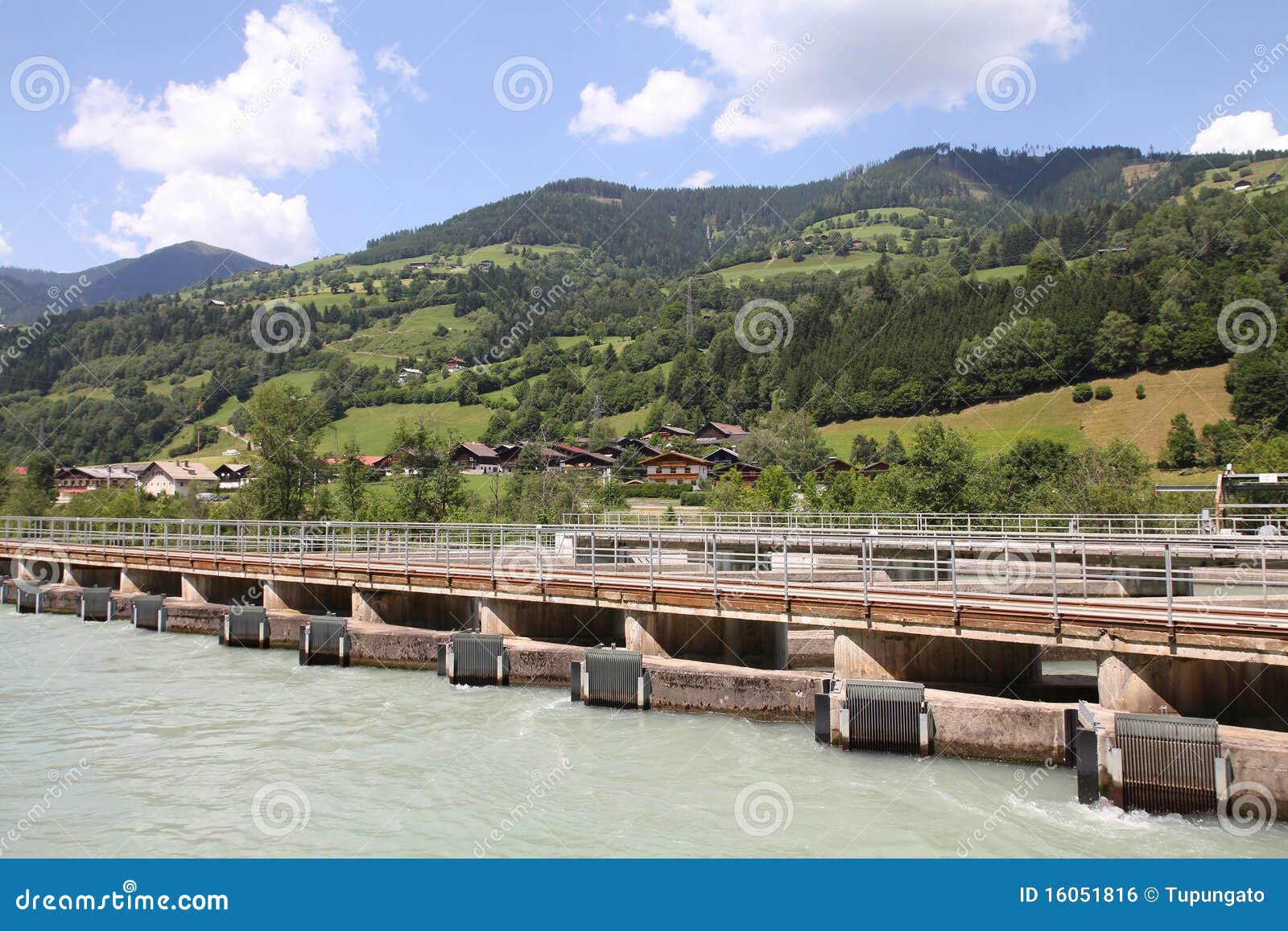 Hydroelectric station stock photo. Image of europe, weir 16051816