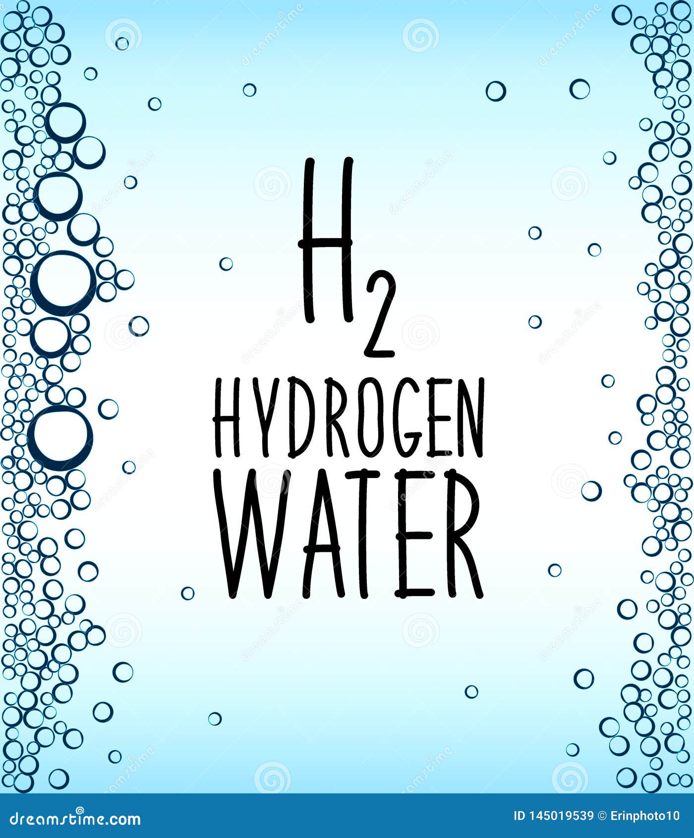 hydrogen water drinking new technology concept frame