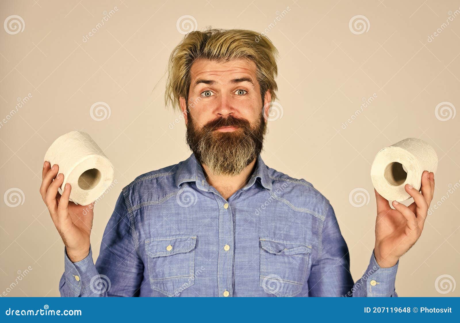 Toilet Paper Man is in trouble. - Toilet Paper Man