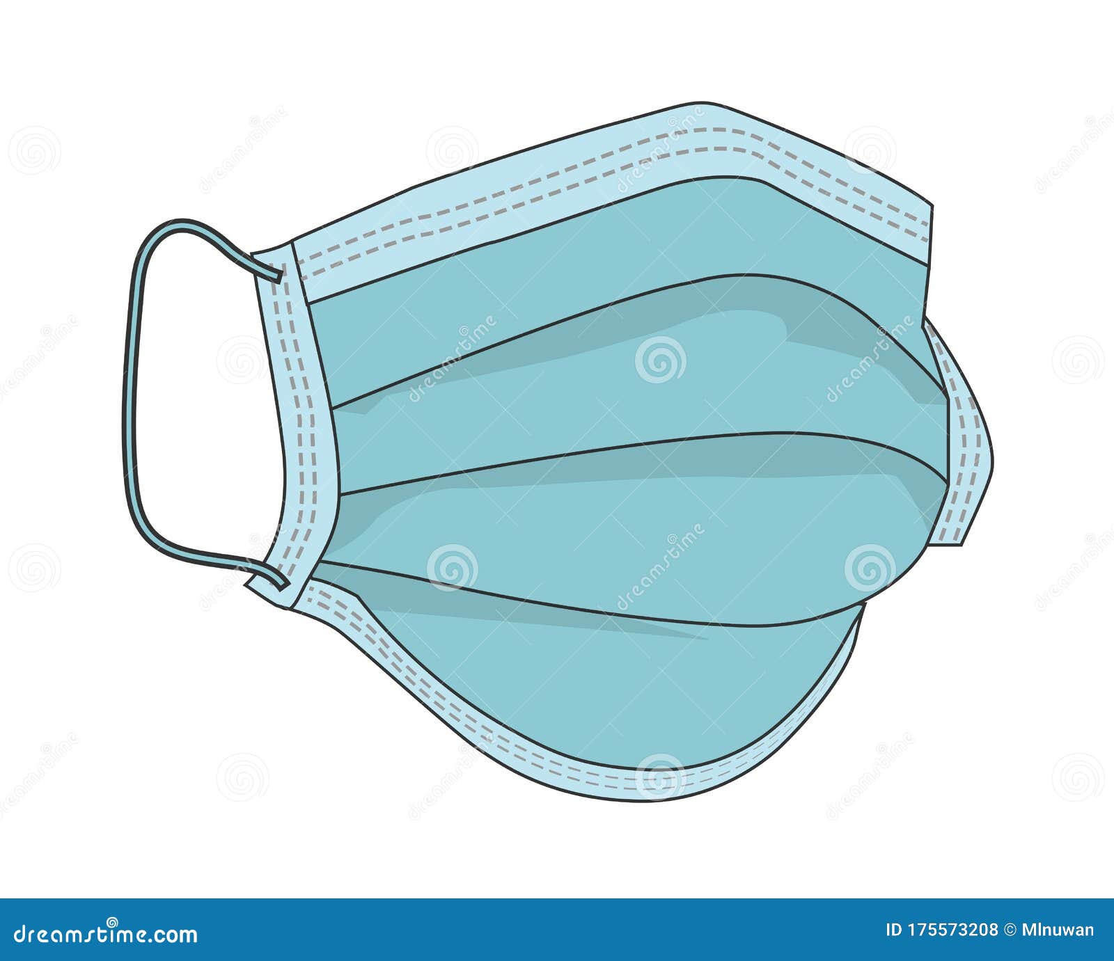 hygienic mask or surgical earloop face mask in 