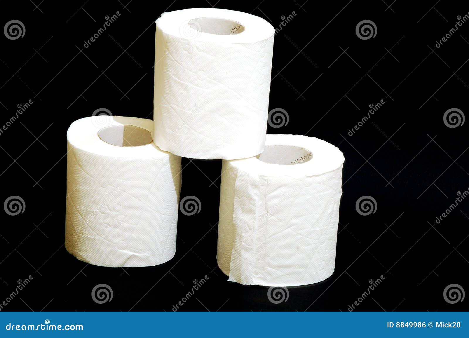 Hygienic paper stock photo. Image of black, hygienic, rolls 8849986