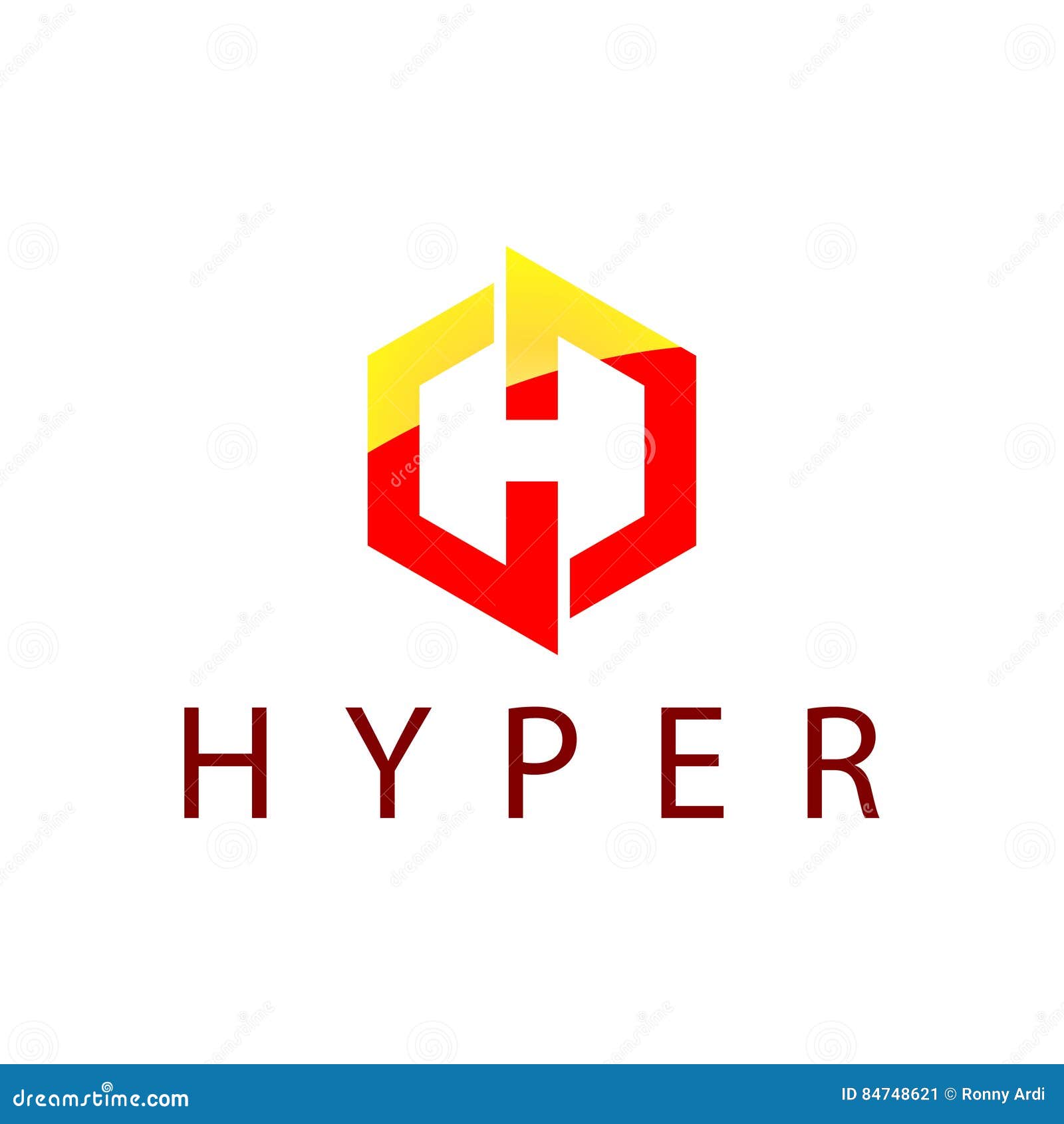 Hyper Logo Template Stock Illustration Illustration Of Help 84748621