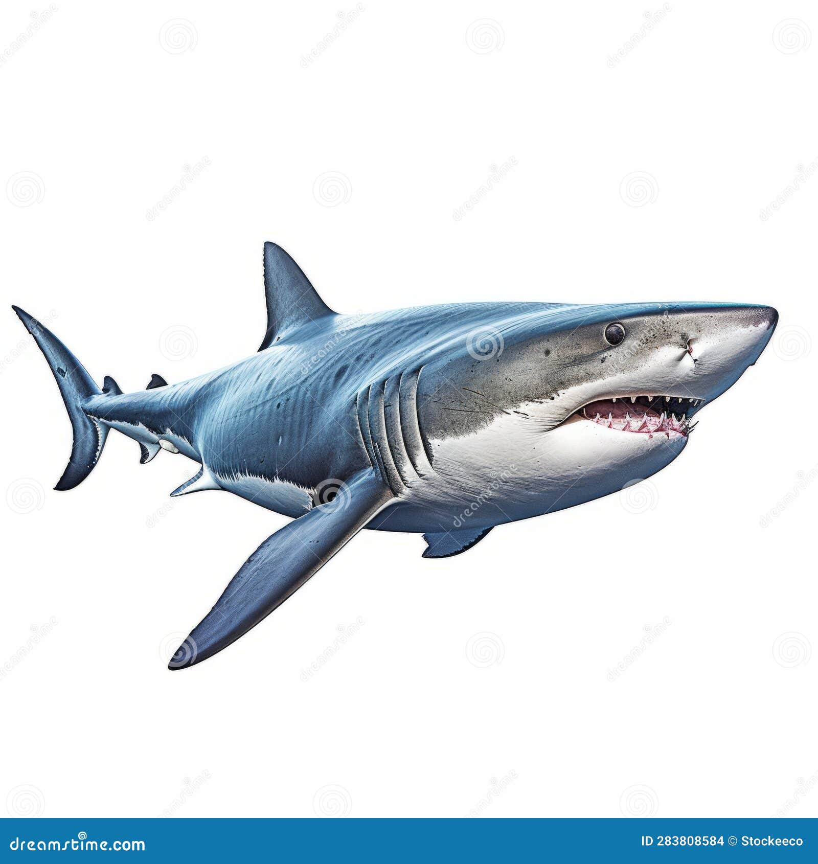 Hyperrealistic Great White Shark Portraits By Mike Campau Royalty-Free