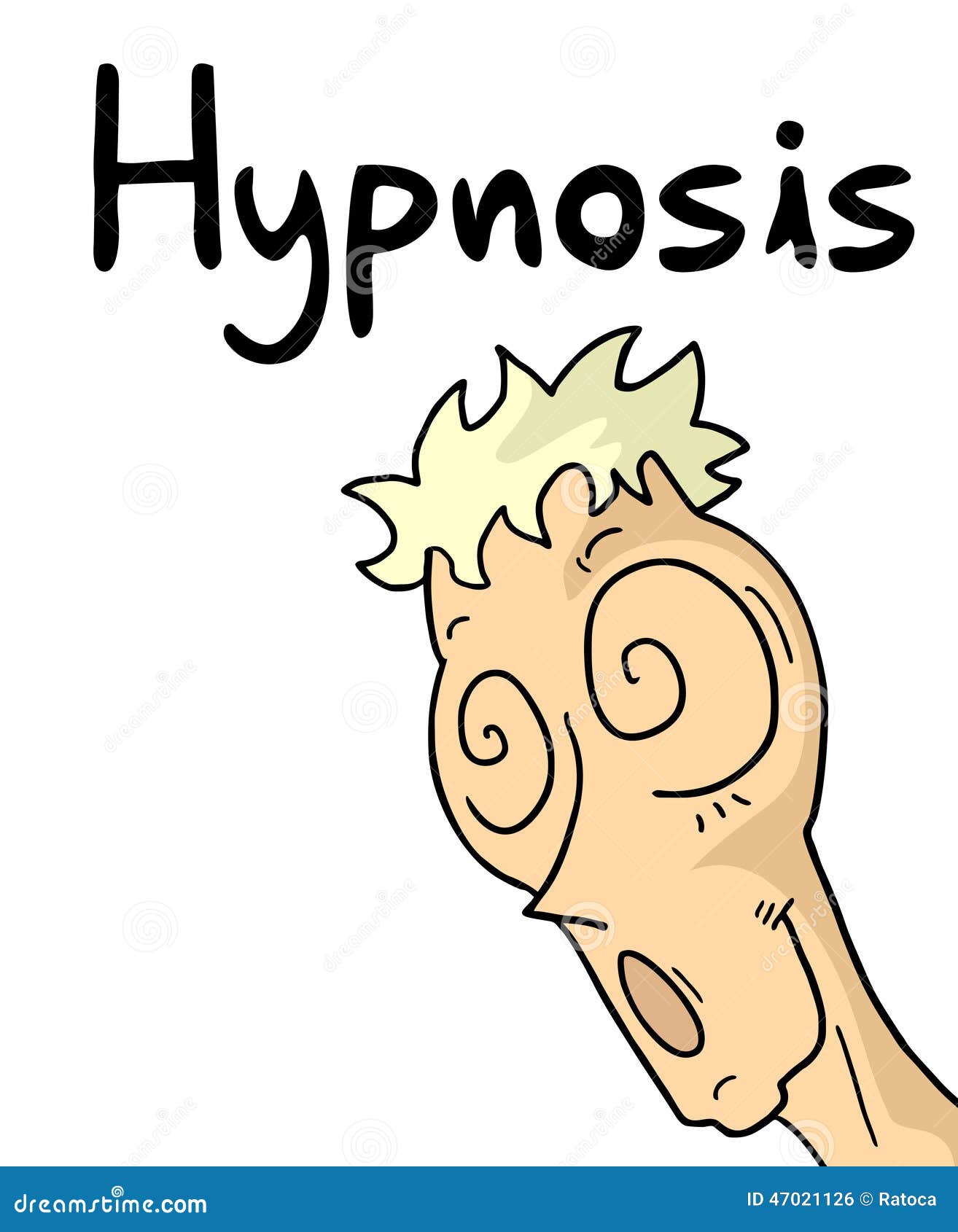 Hypnosis cartoon stock vector. Illustration of bizarre - 47021126